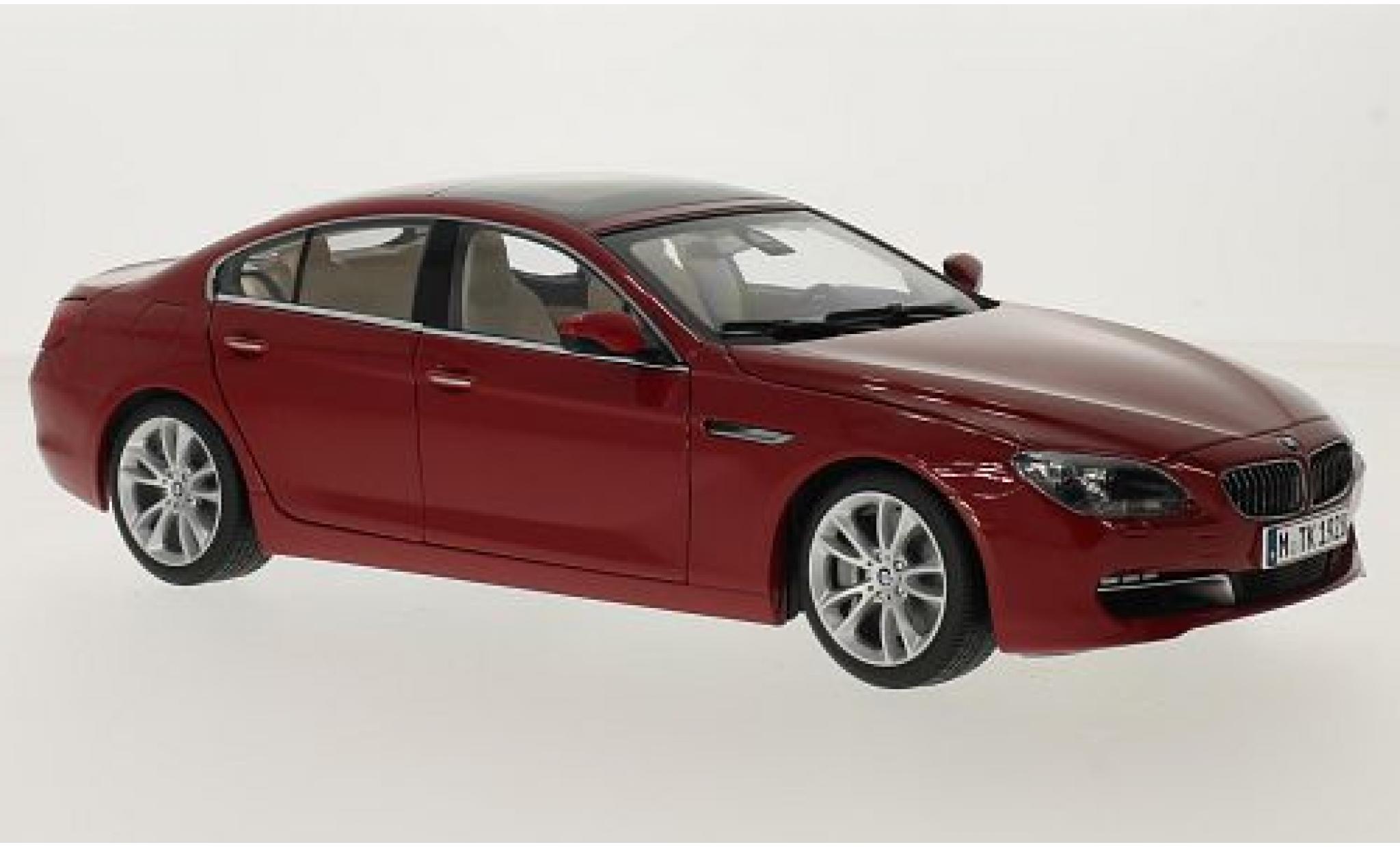 Bmw 650 1/18 Paragon i Gran Coupe (F06) rood modelauto