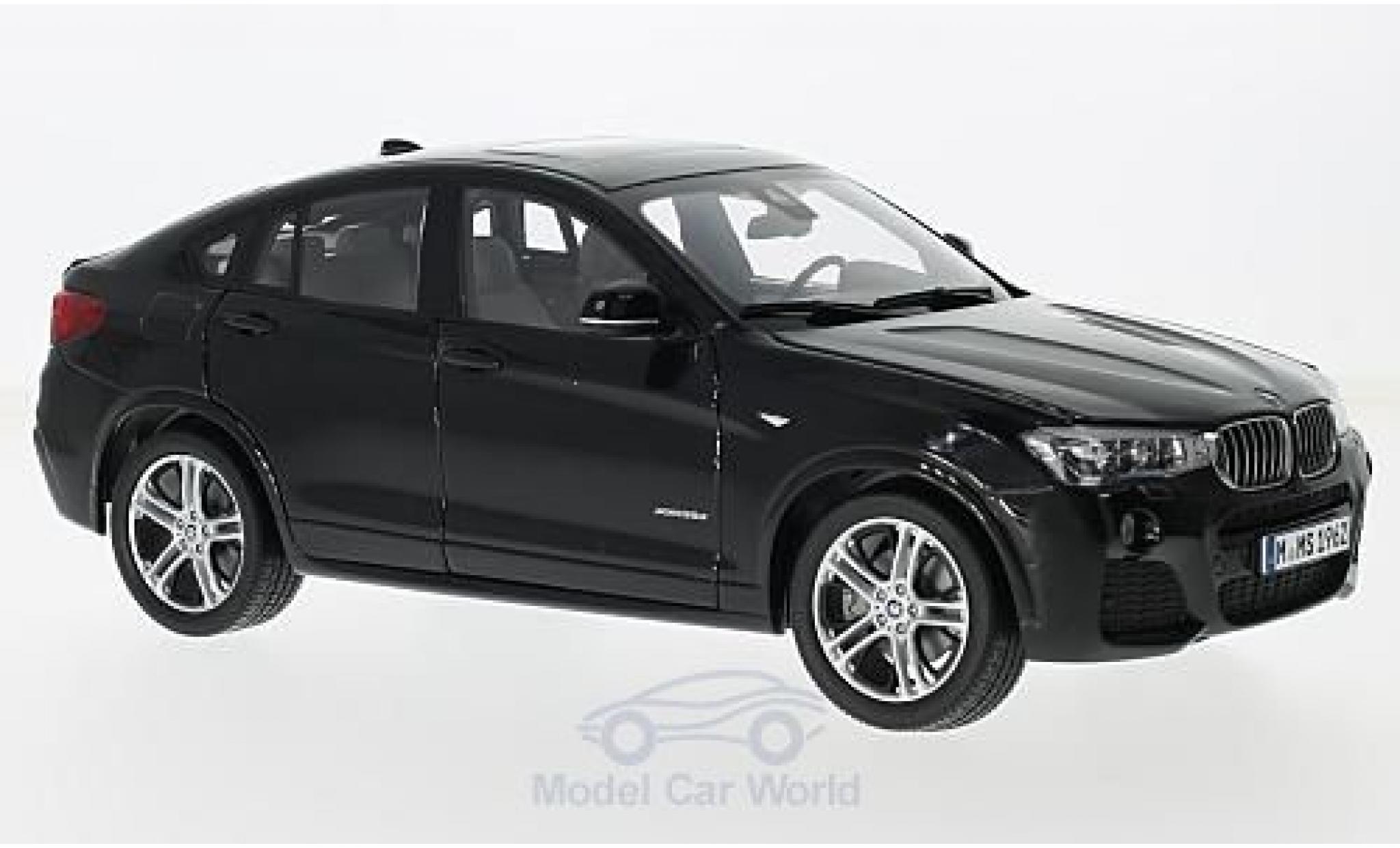 Bmw X4 F26 1/18 Paragon (F26) metallic zwart modelauto