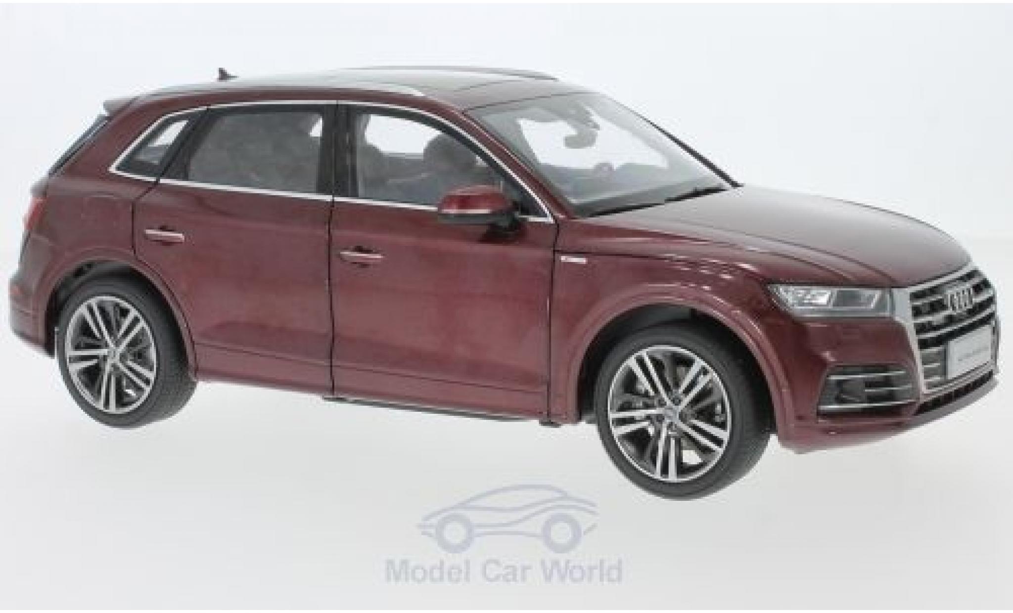 Audi Q5 1/18 Paudi L metallic rood 2018 modelauto