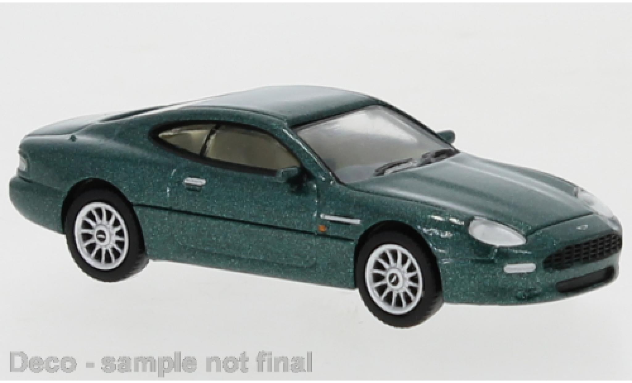 Aston Martin DB7 1/87 PCX87 Coupe metallic groen 1994 modelauto
