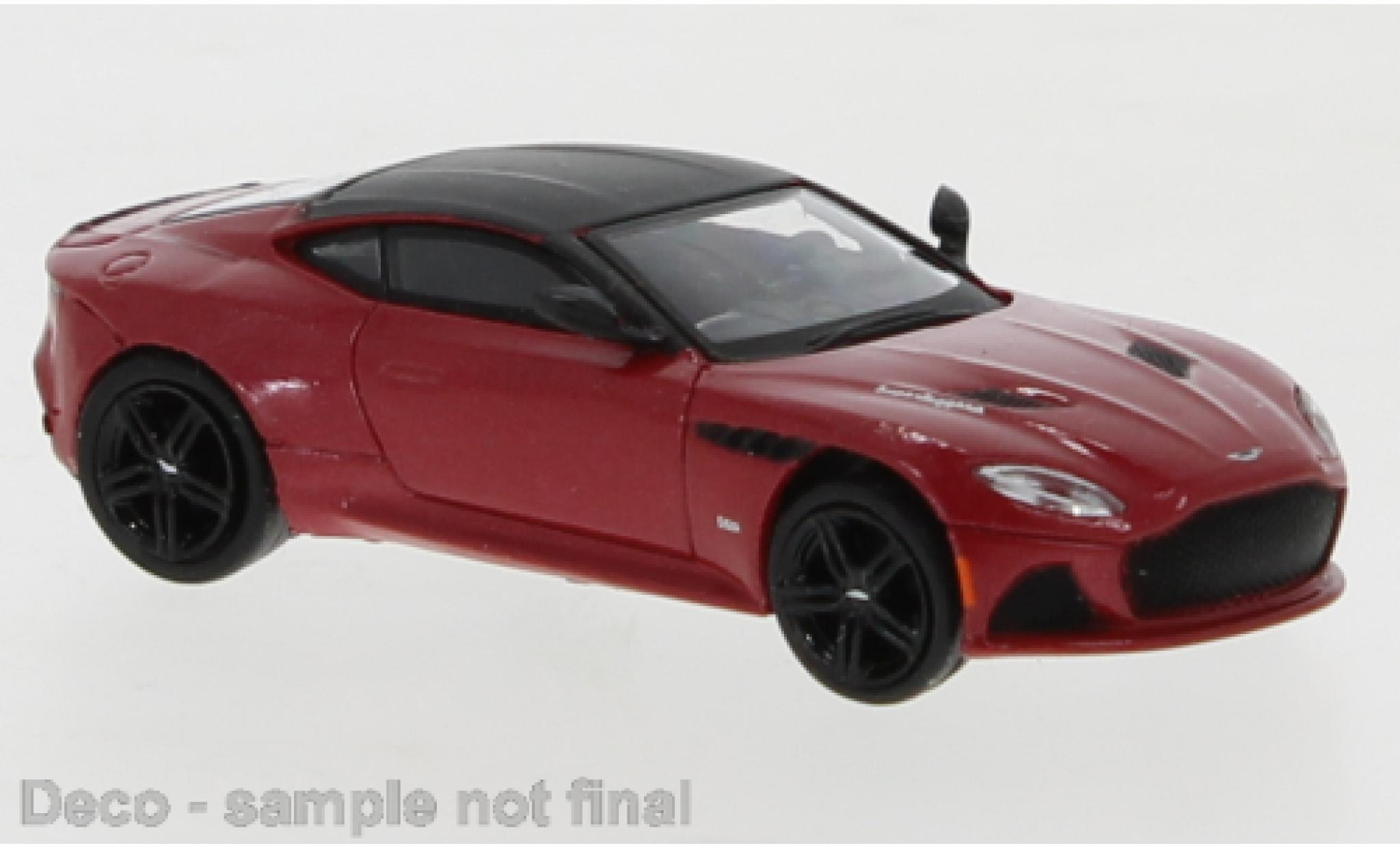 Aston Martin DBS 1/87 PCX87 Superleggera metallic rood 2019 modelauto
