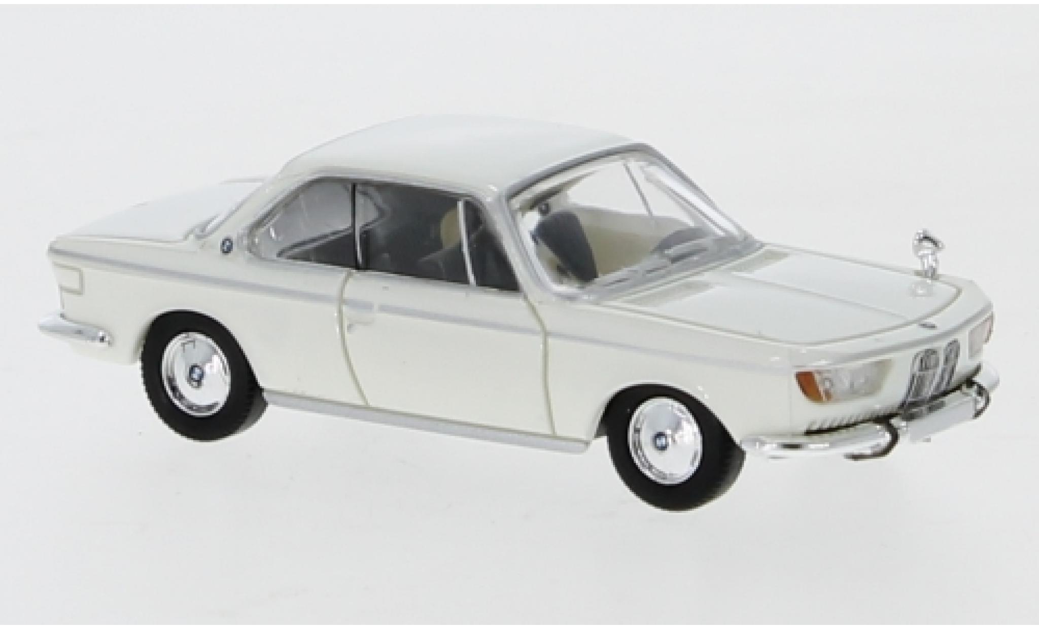 Bmw 2000 1/87 PCX87 CS wit 1965 modelauto