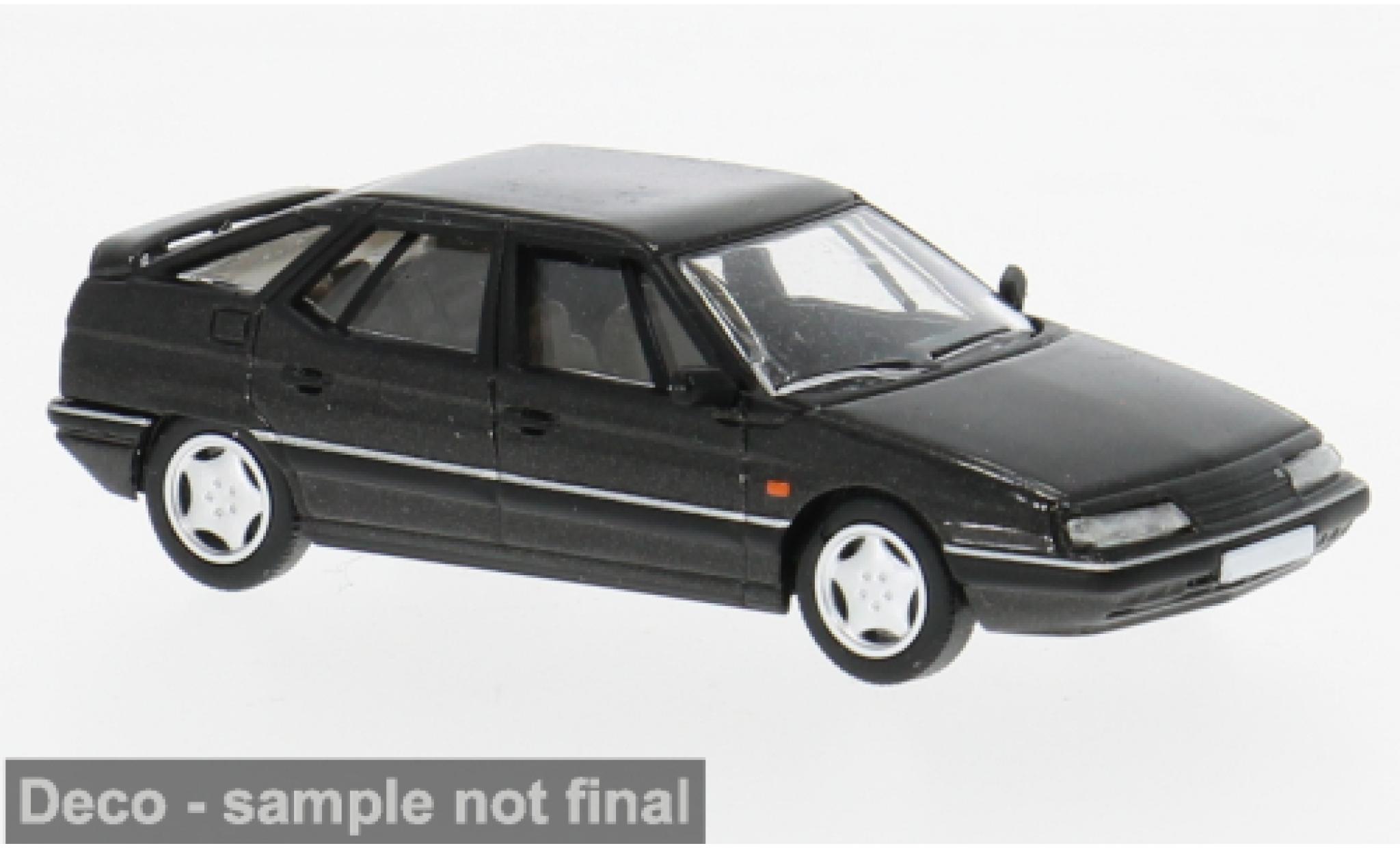 Citroen XM 1/87 PCX87 zwart 1989 1:87 modelauto