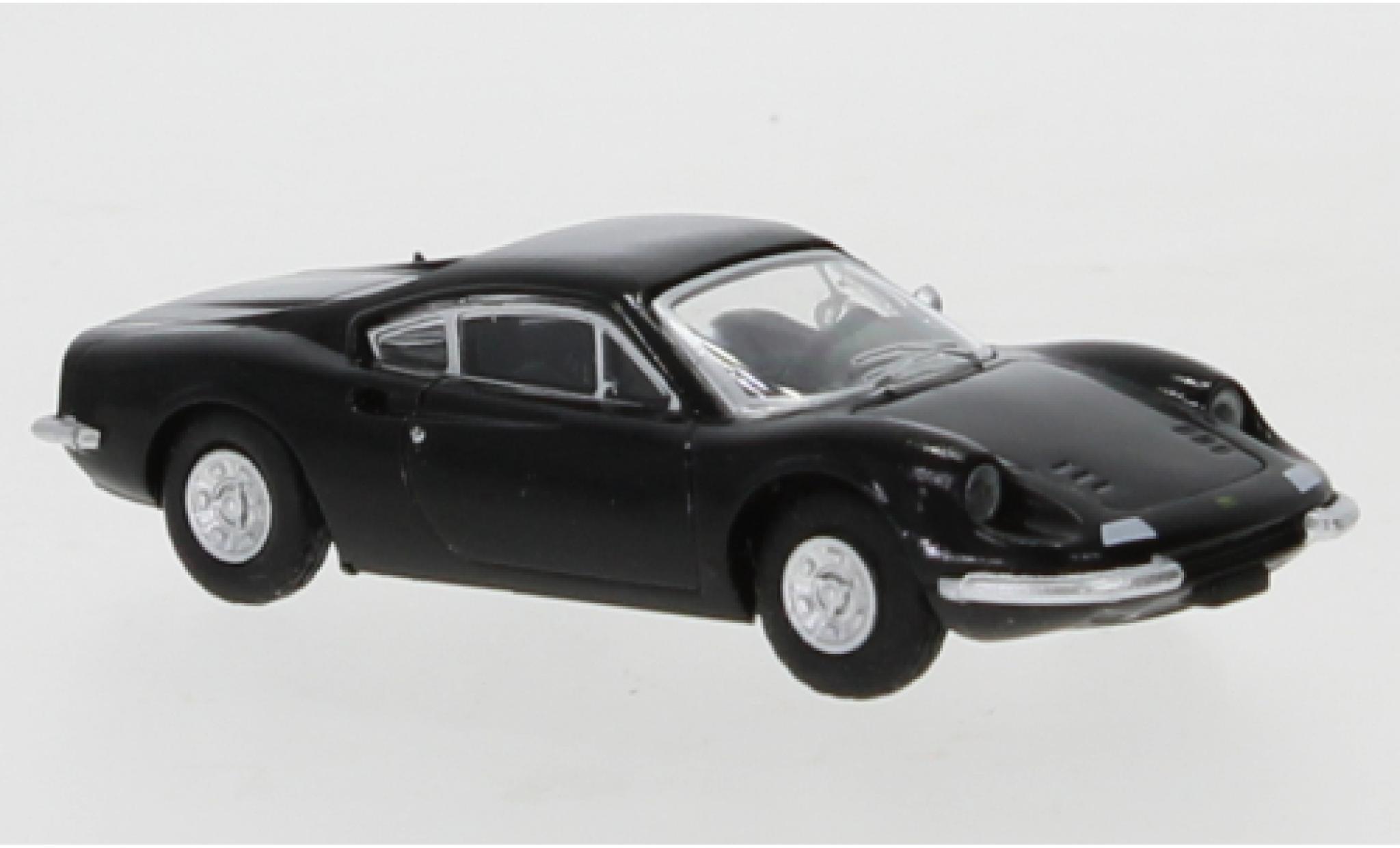 Ferrari Dino 1/87 PCX87 246 GT zwart 1969 modelauto