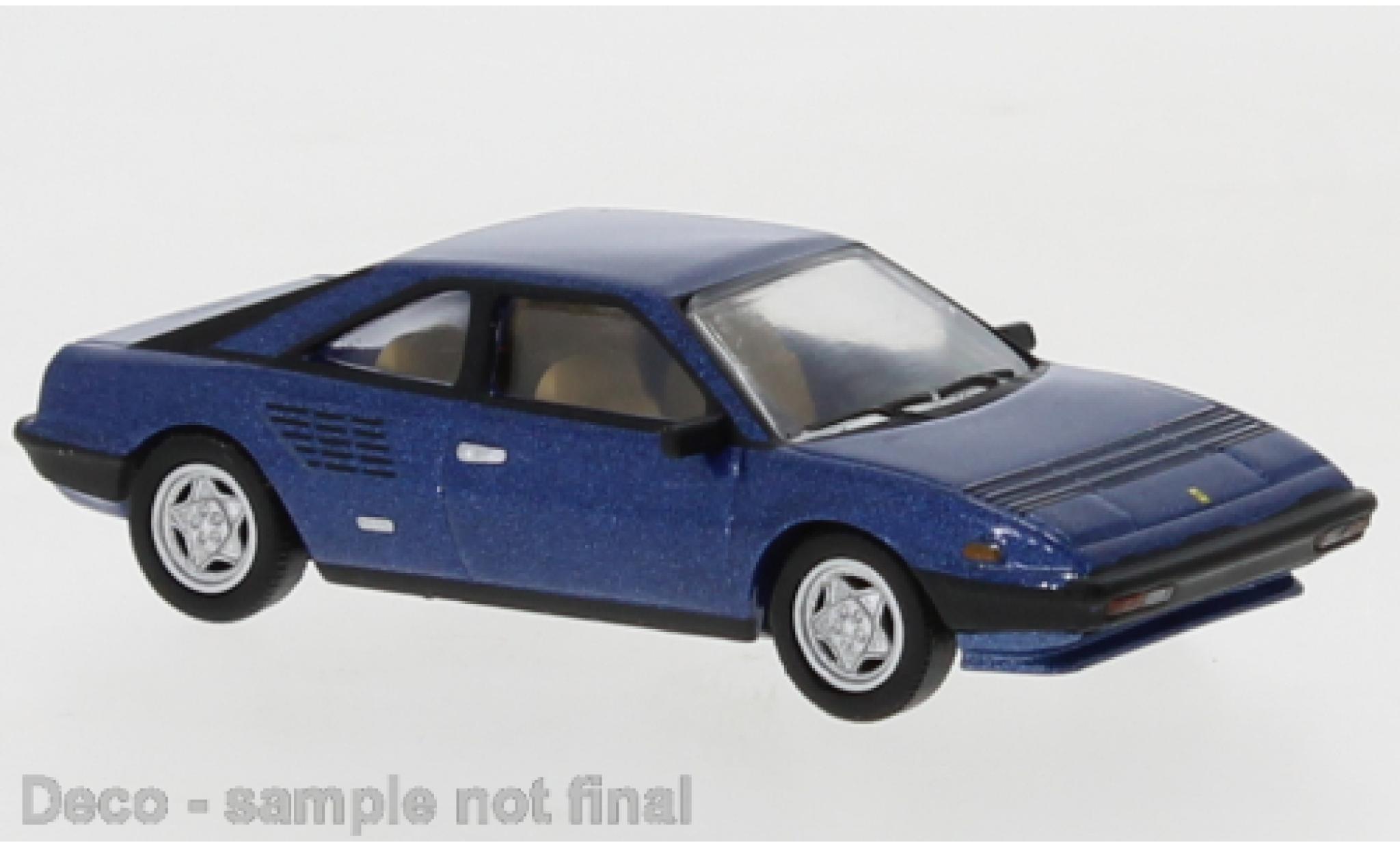 Ferrari Mondial 1/87 PCX87 metallic blauw 1980 modelauto