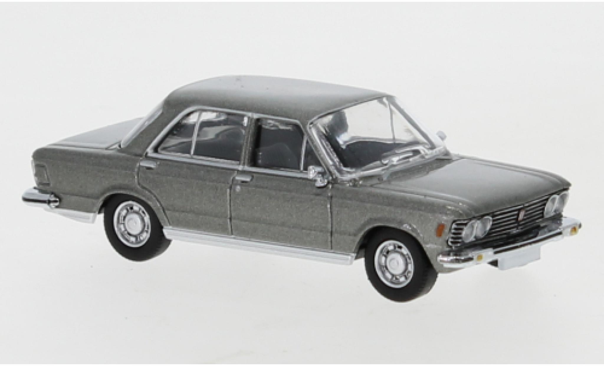 Fiat 130 1/87 PCX87 metallic grijs 1969 modelauto