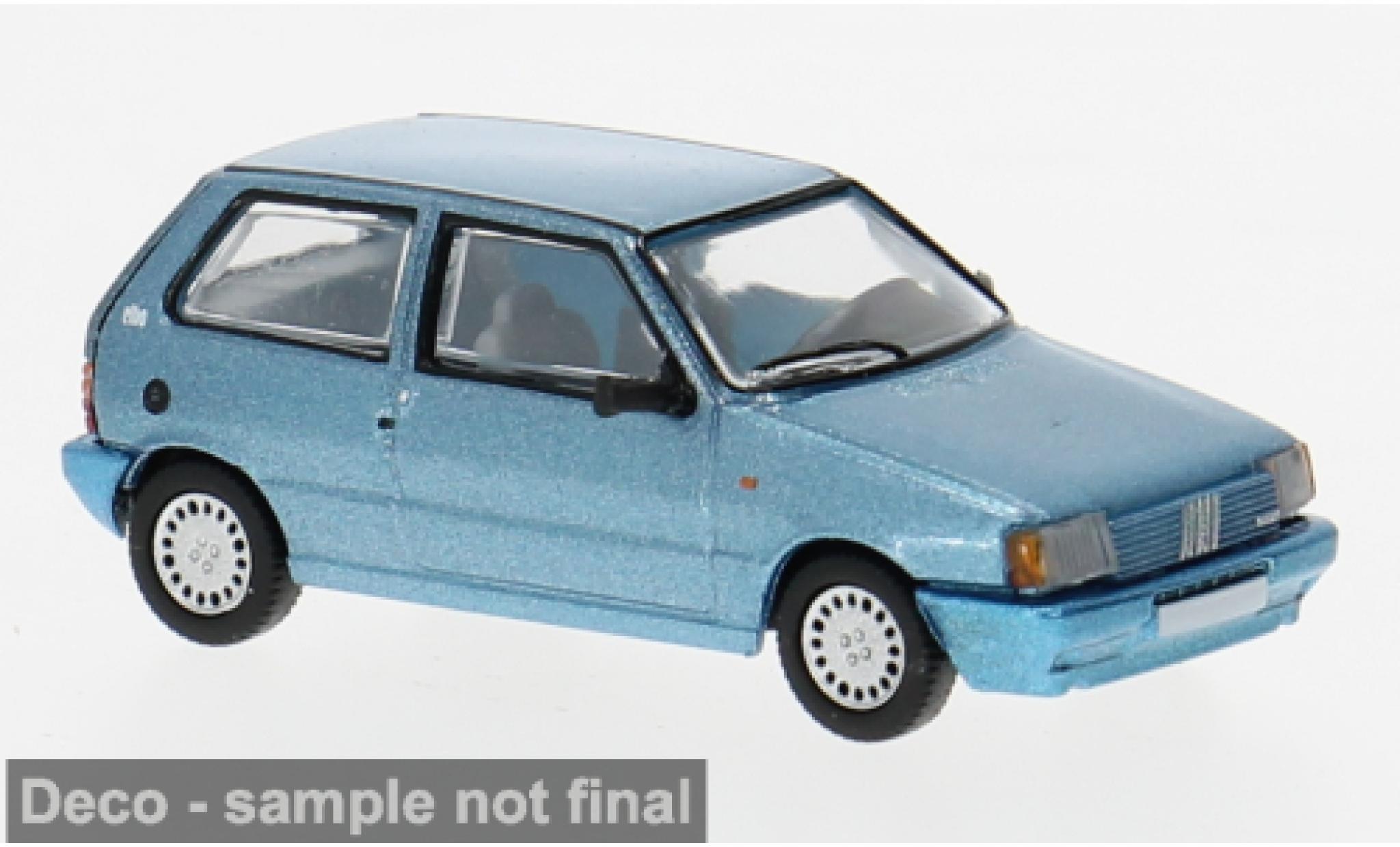 Fiat Uno 1/87 PCX87 Elba blauw 1983 1:87 modelauto