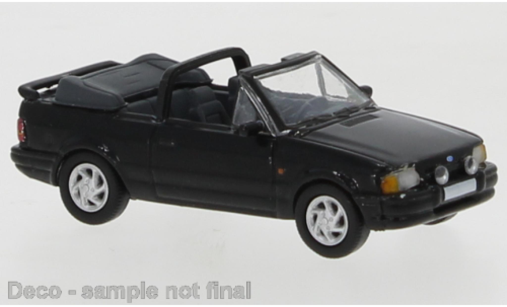 Ford Escort 1/87 PCX87 IV Cabriolet zwart 1986 modelauto
