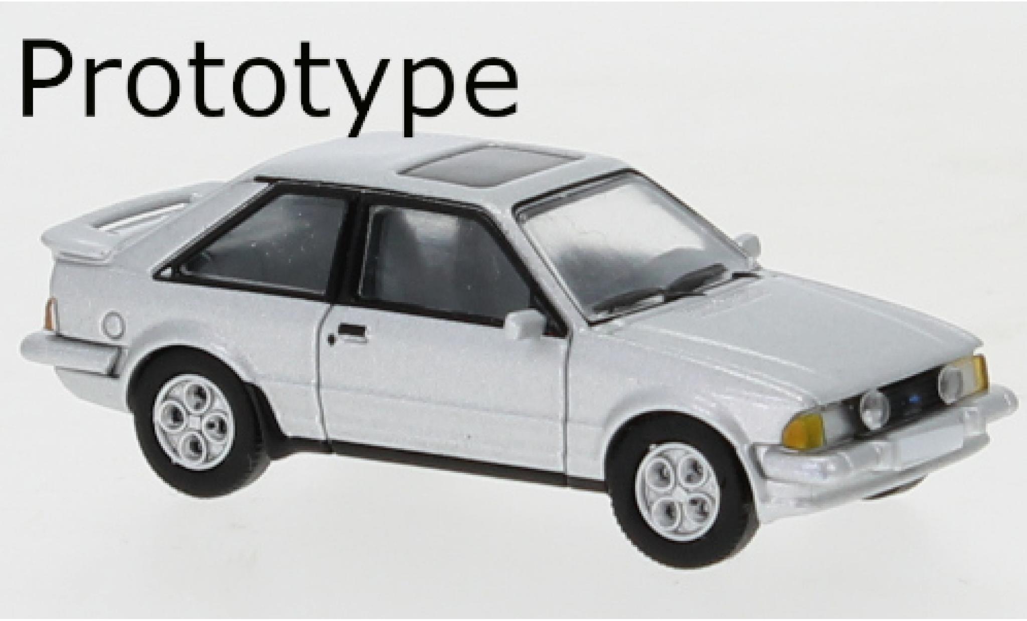 Ford Escort 1/87 PCX87 MK III XR3 grijs 1981 modelauto