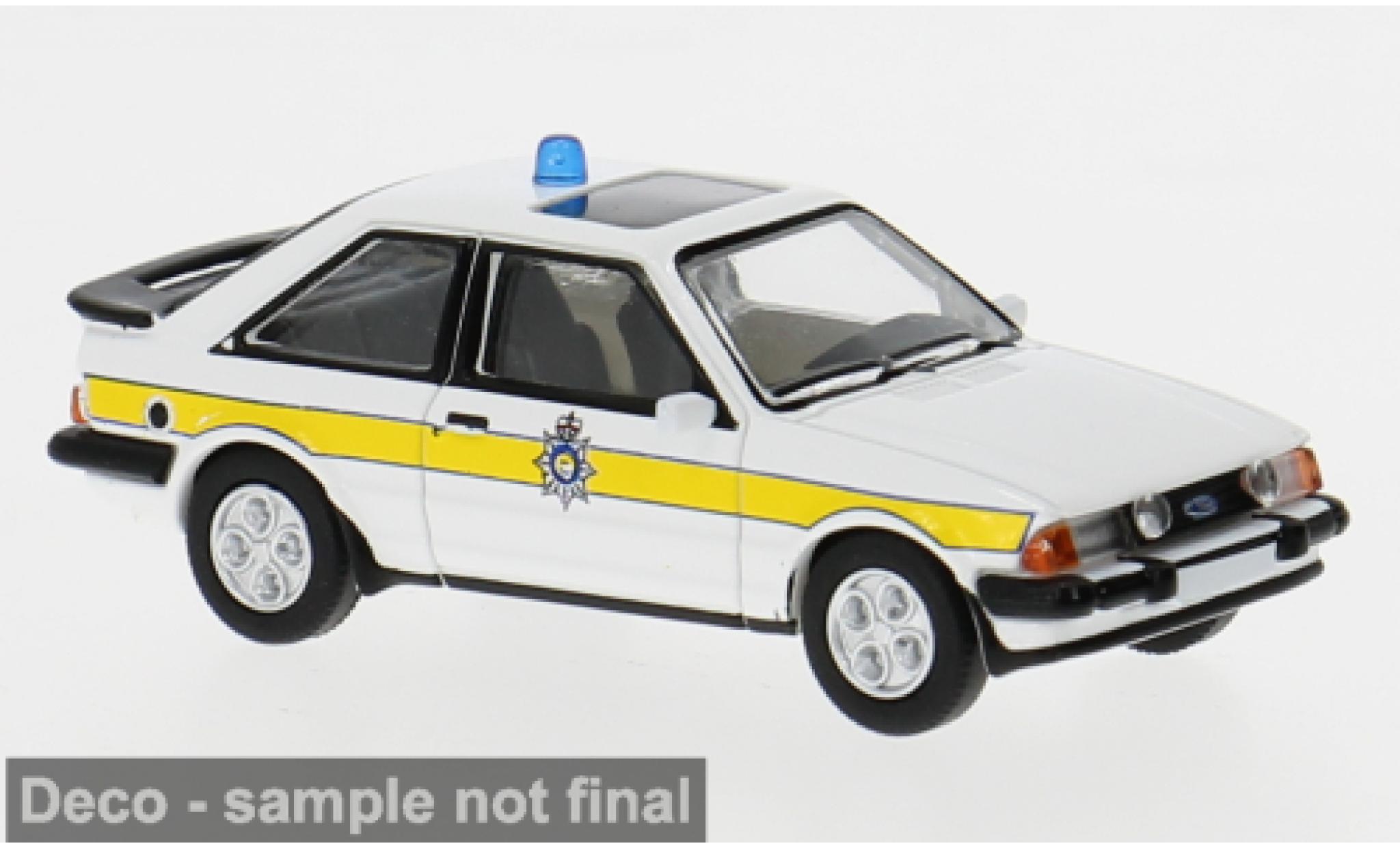 Ford Escort 1/87 PCX87 MK III XR3i 1982 Politie (GB) 1:87 modelauto