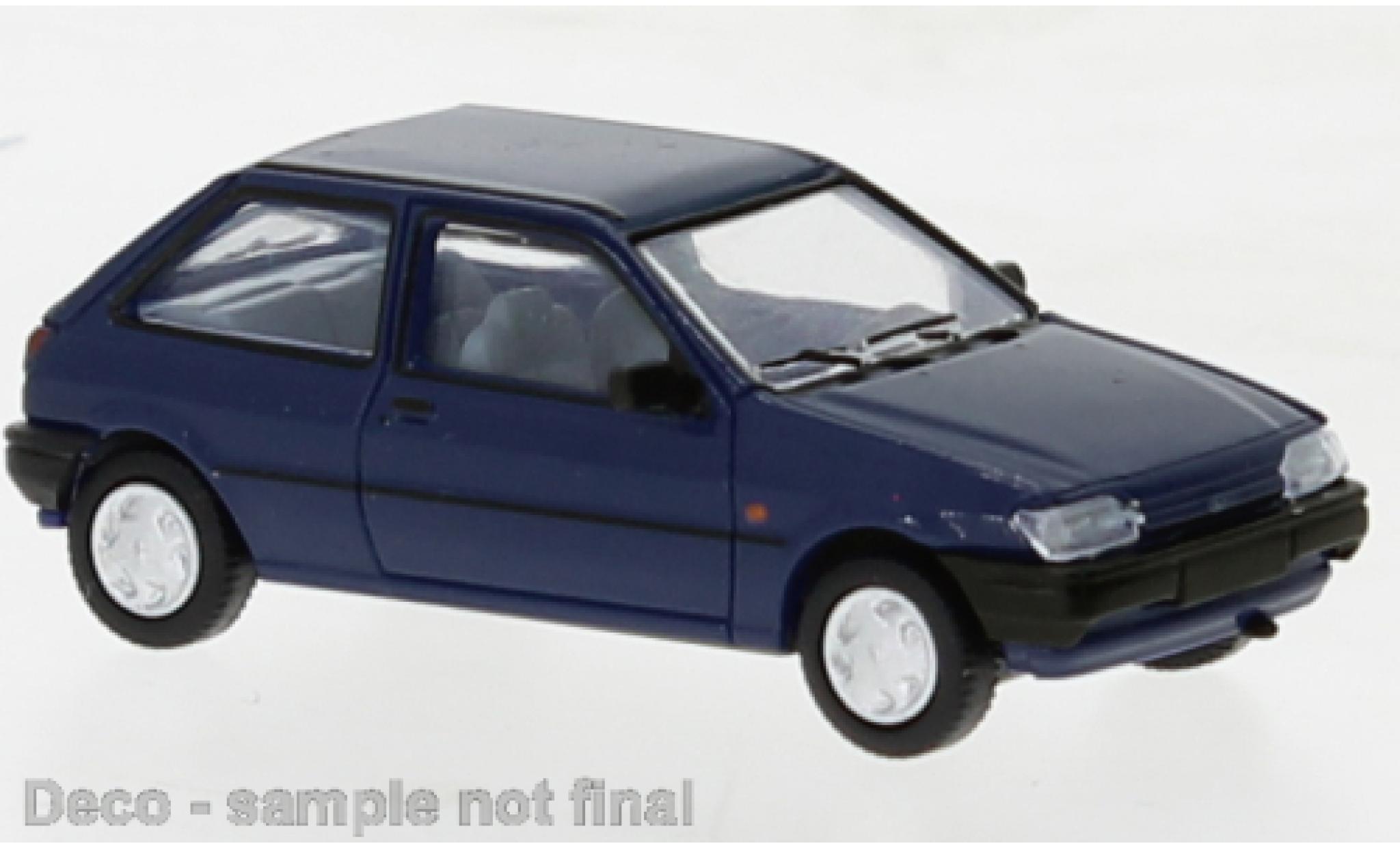 Ford Fiesta 1/87 PCX87 MK III blauw 1993 1:87 modelauto