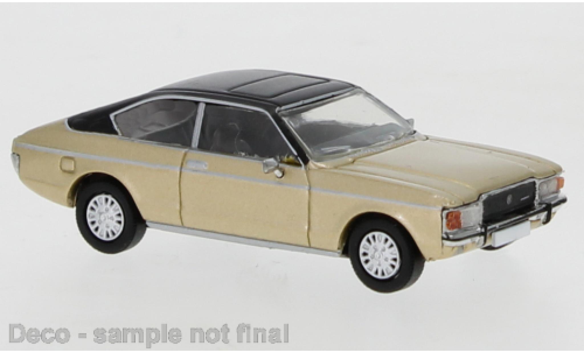 Ford Granada 1/87 PCX87 MK I Coupe gold/matt-zwart 1974 modelauto