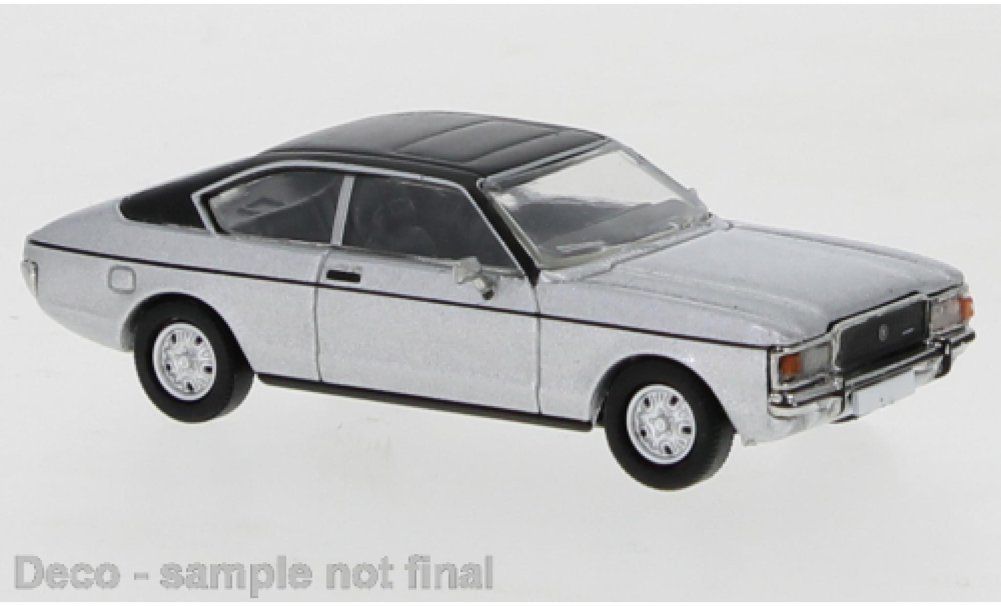 Ford Granada 1/87 PCX87 MK I Coupe grijs/matt-zwart 1974 modelauto
