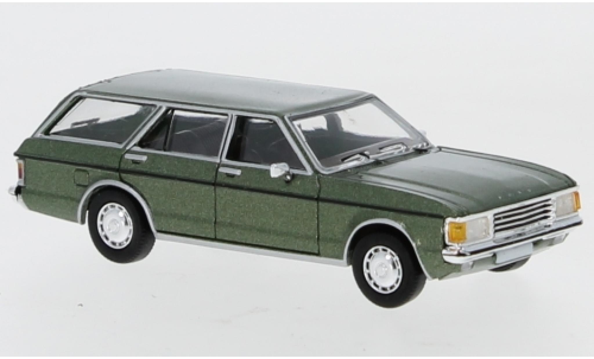 Ford Granada 1/87 PCX87 MK I Turnier metallic groen 1974 modelauto