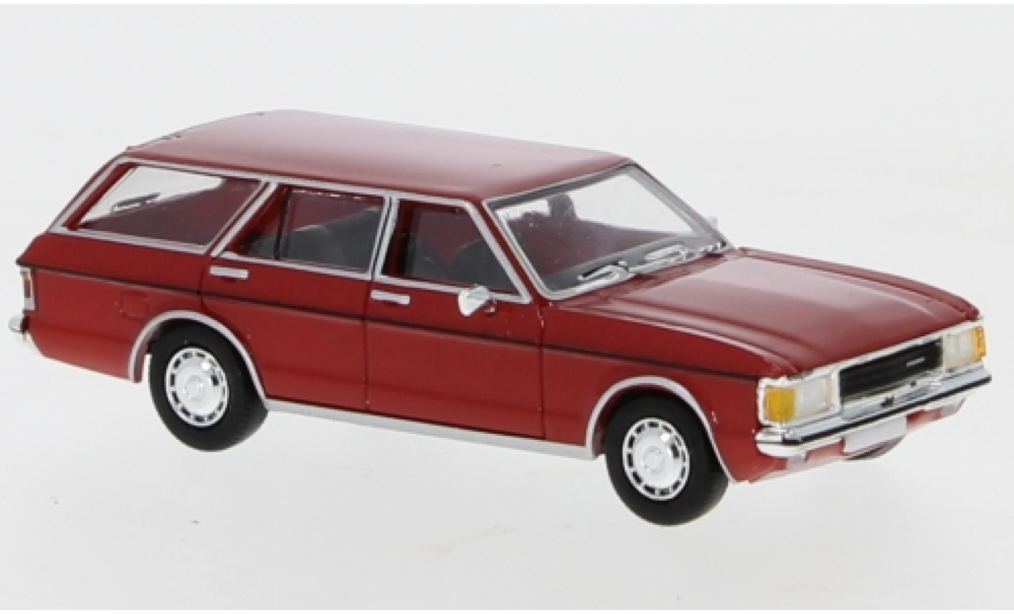 Ford Granada 1/87 PCX87 MK I Turnier rood 1974 modelauto