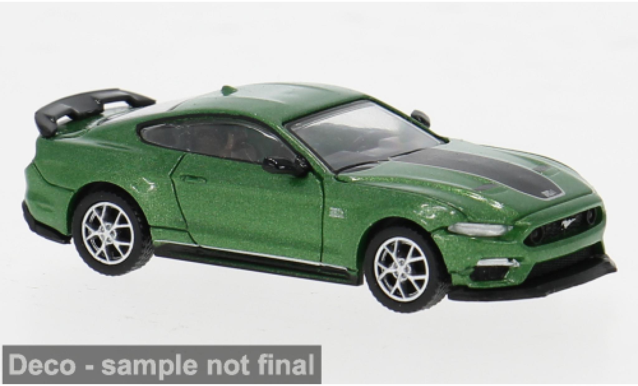 Ford Mustang 1/87 PCX87 VI Mach I groen 2020 1:87 modelauto