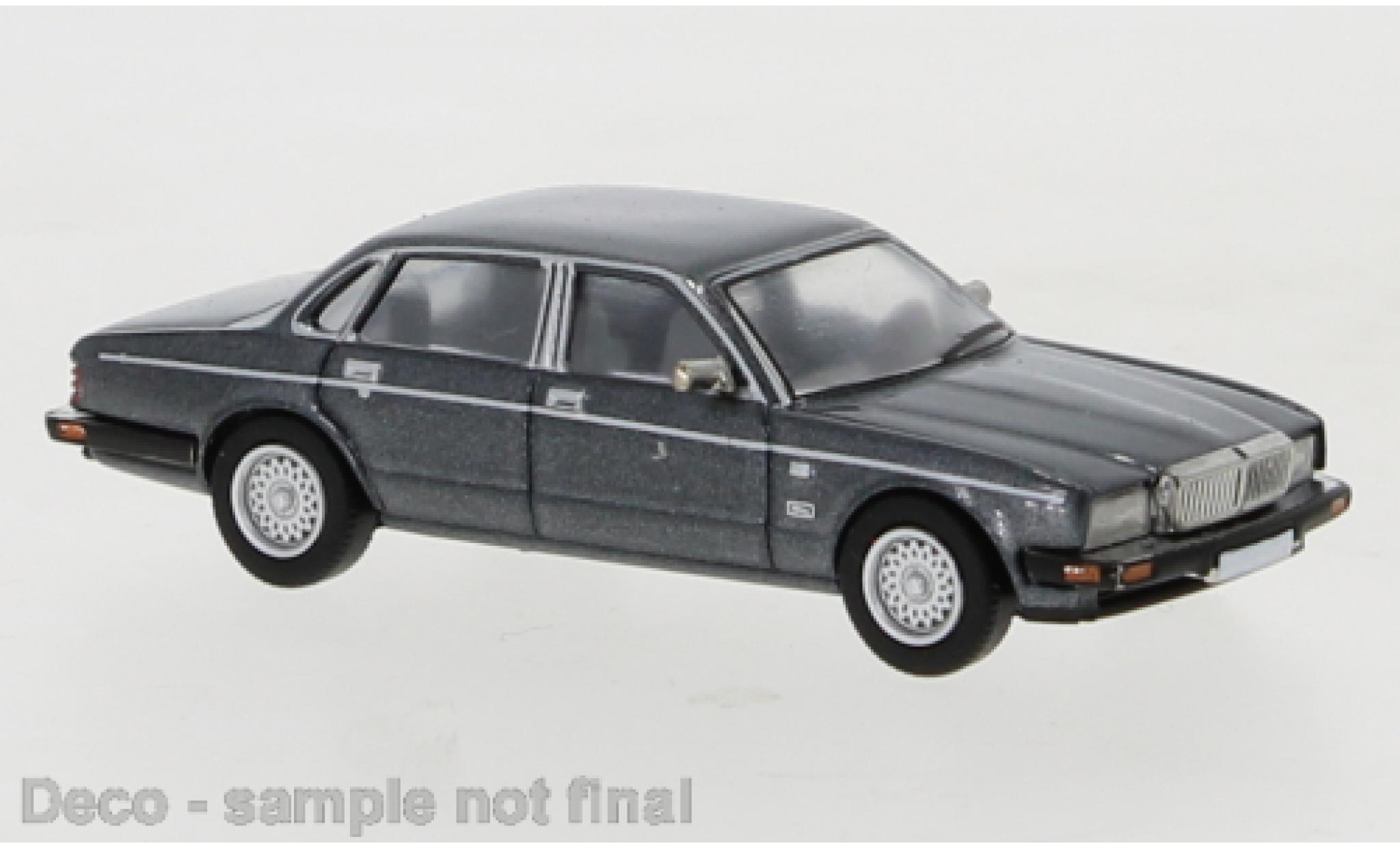 Jaguar XJ 1/87 PCX87 40 metallic grijs 1986 modelauto