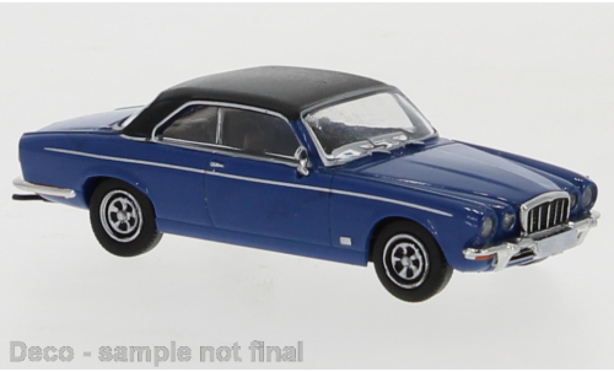 Jaguar XJ 1/87 PCX87 -C blauw/matt-zwart 1973 modelauto