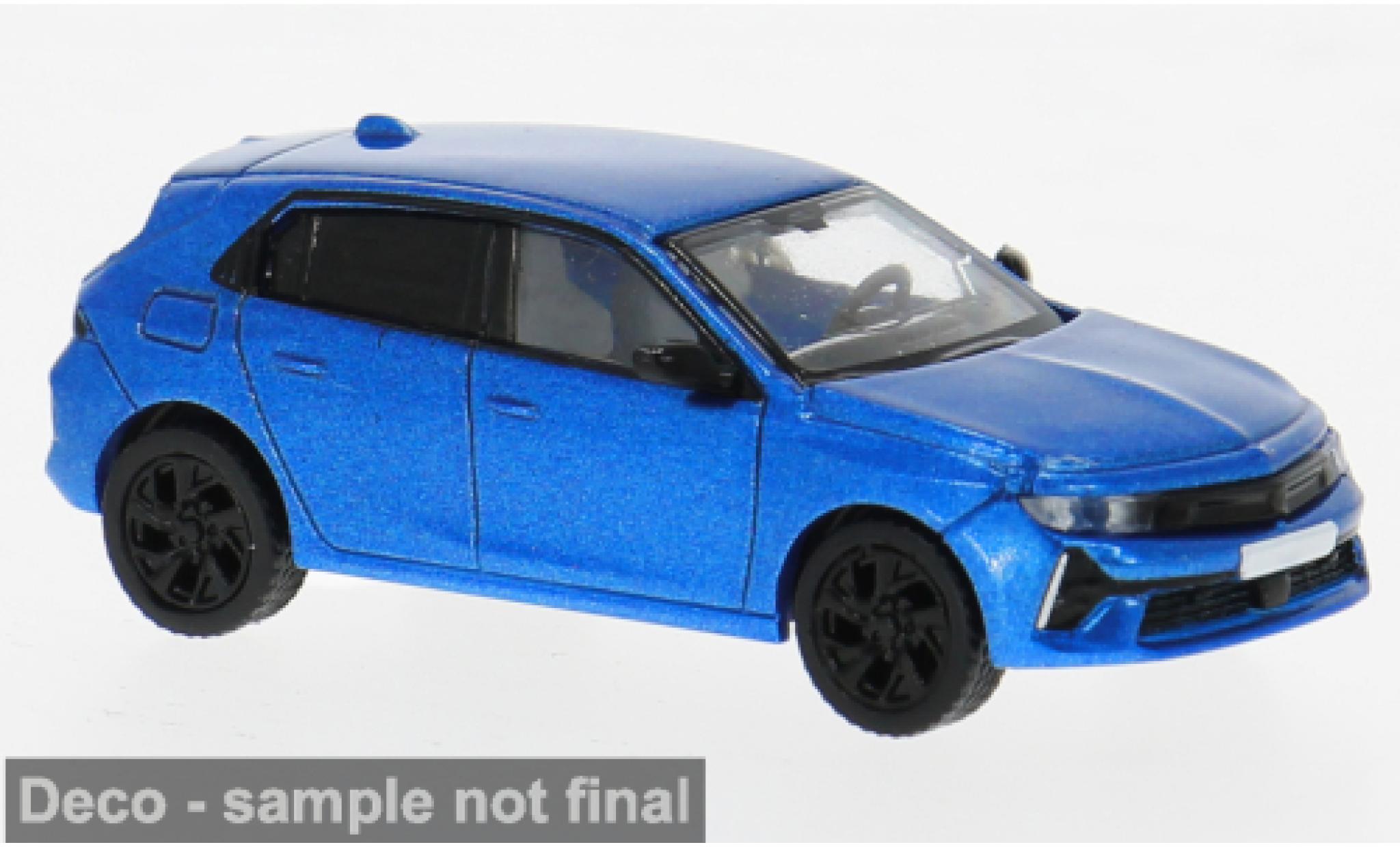 Opel Astra 1/87 PCX87 L blauw 2021 1:87 modelauto