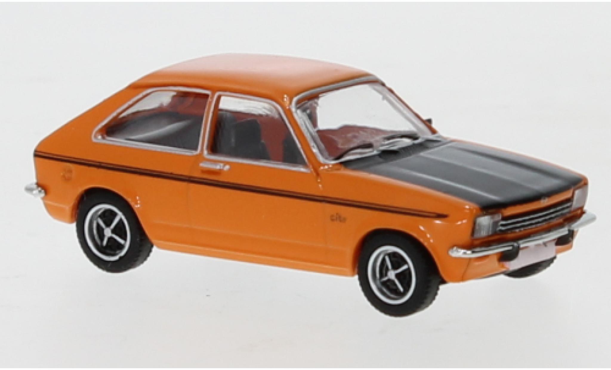Opel Kadett 1/87 PCX87 C City oranje/matt-zwart 1975 modelauto