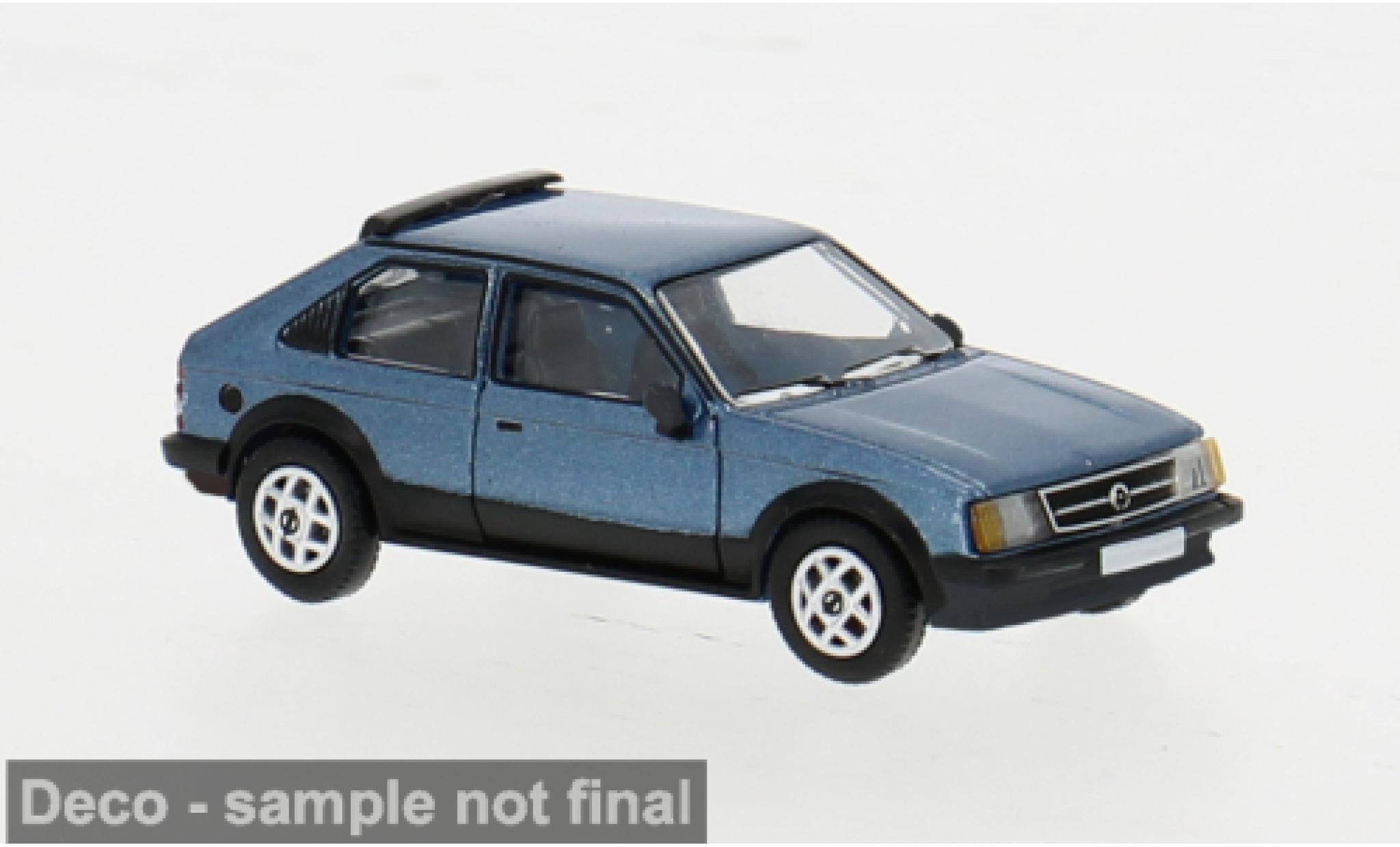 Opel Kadett 1/87 PCX87 D SR metallic blauw 1980 1:87 modelauto