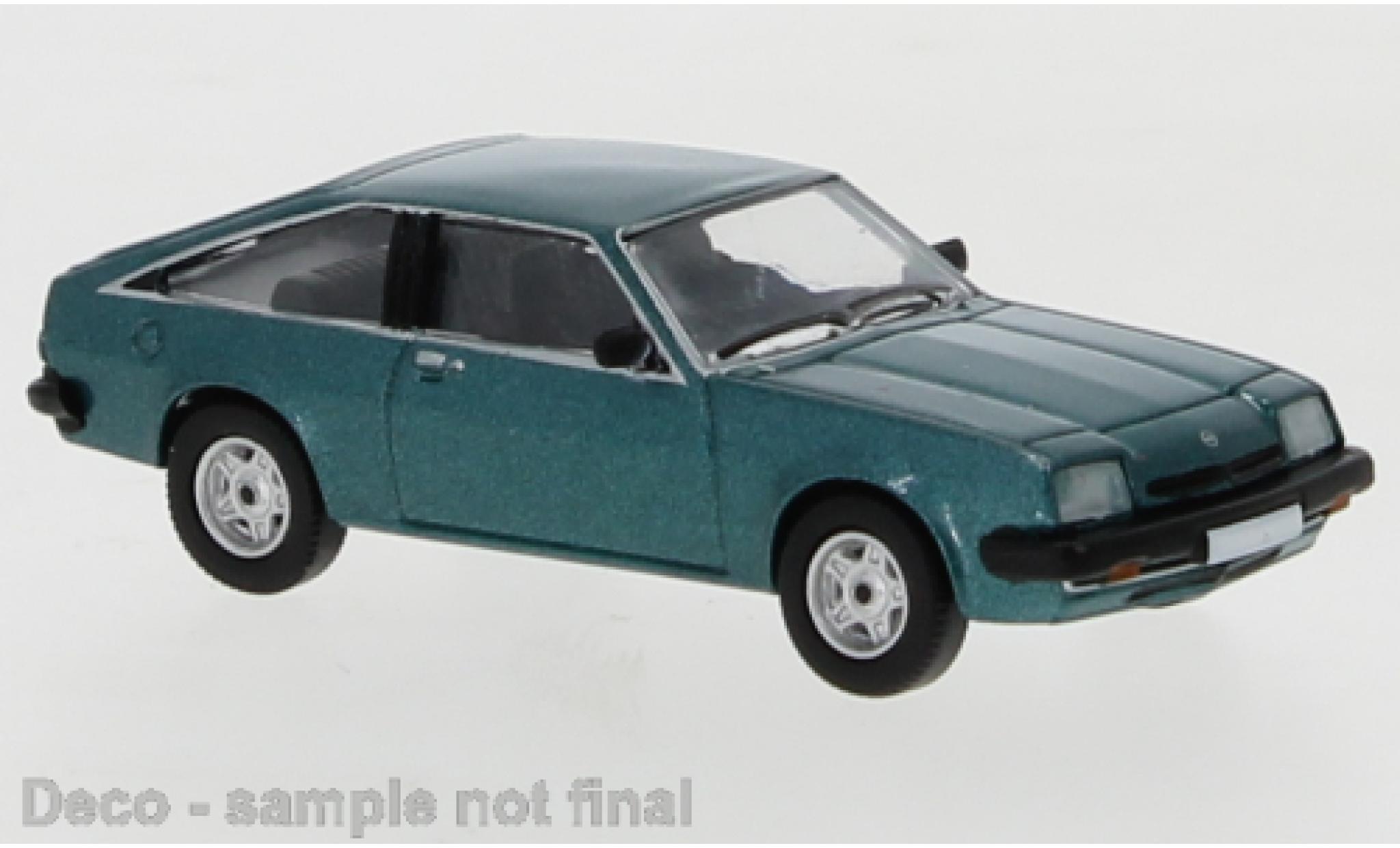 Opel Manta 1/87 PCX87 B CC metallic groen 1980 modelauto