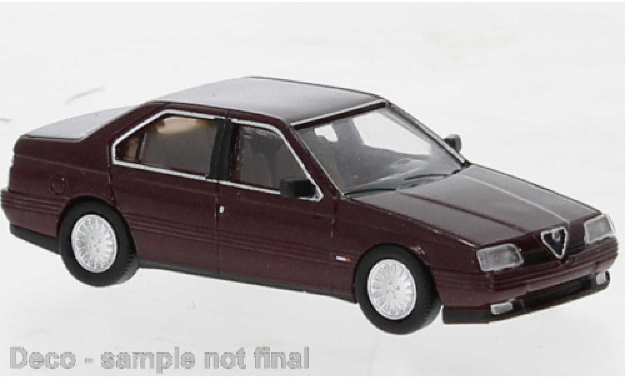 Alfa Romeo 164 1/87 PCX87 metallic rood fonc&eacute; 1987 modelauto
