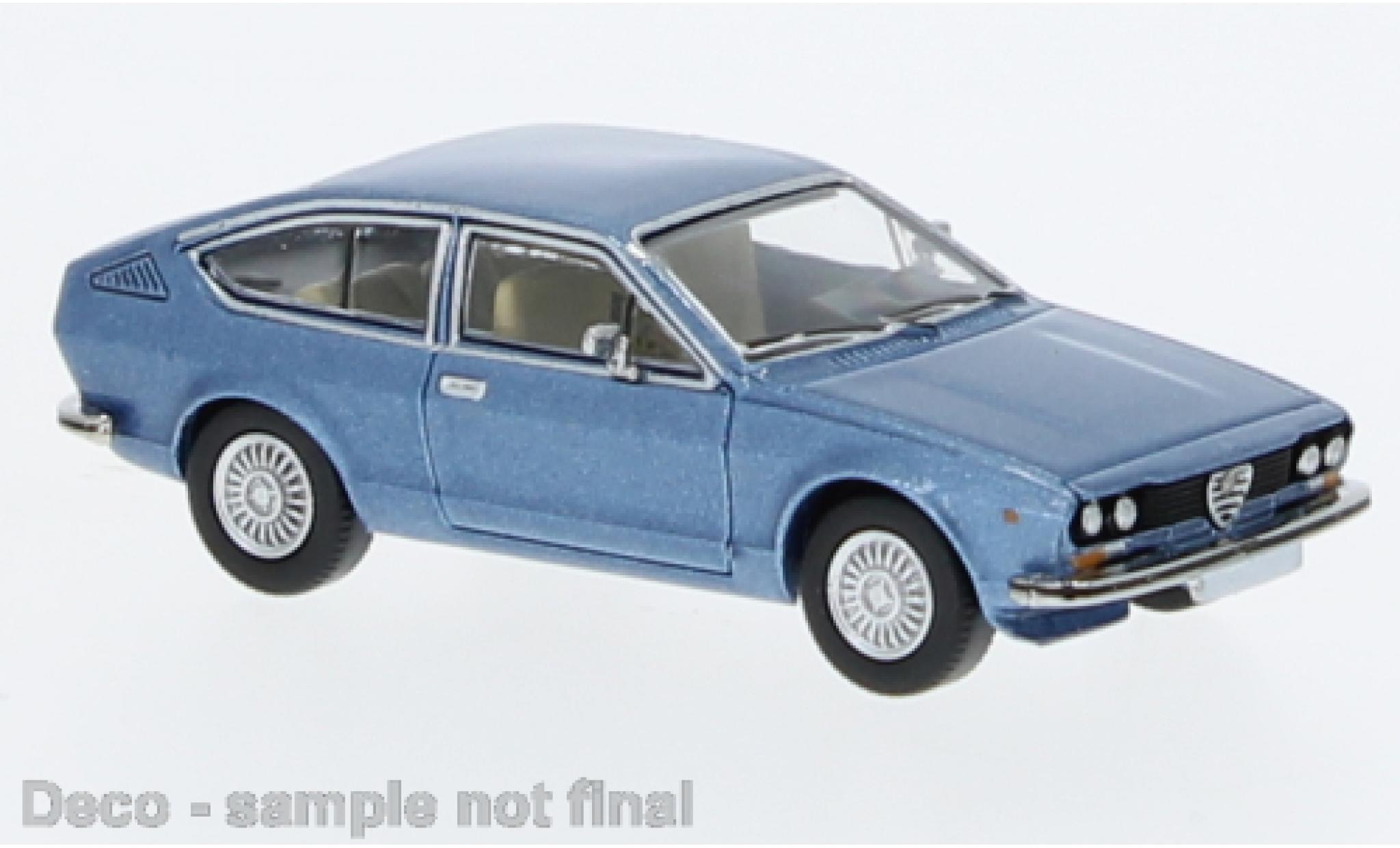 Alfa Romeo Alfetta 1/87 PCX87 GT metallic blauw 1974 modelauto