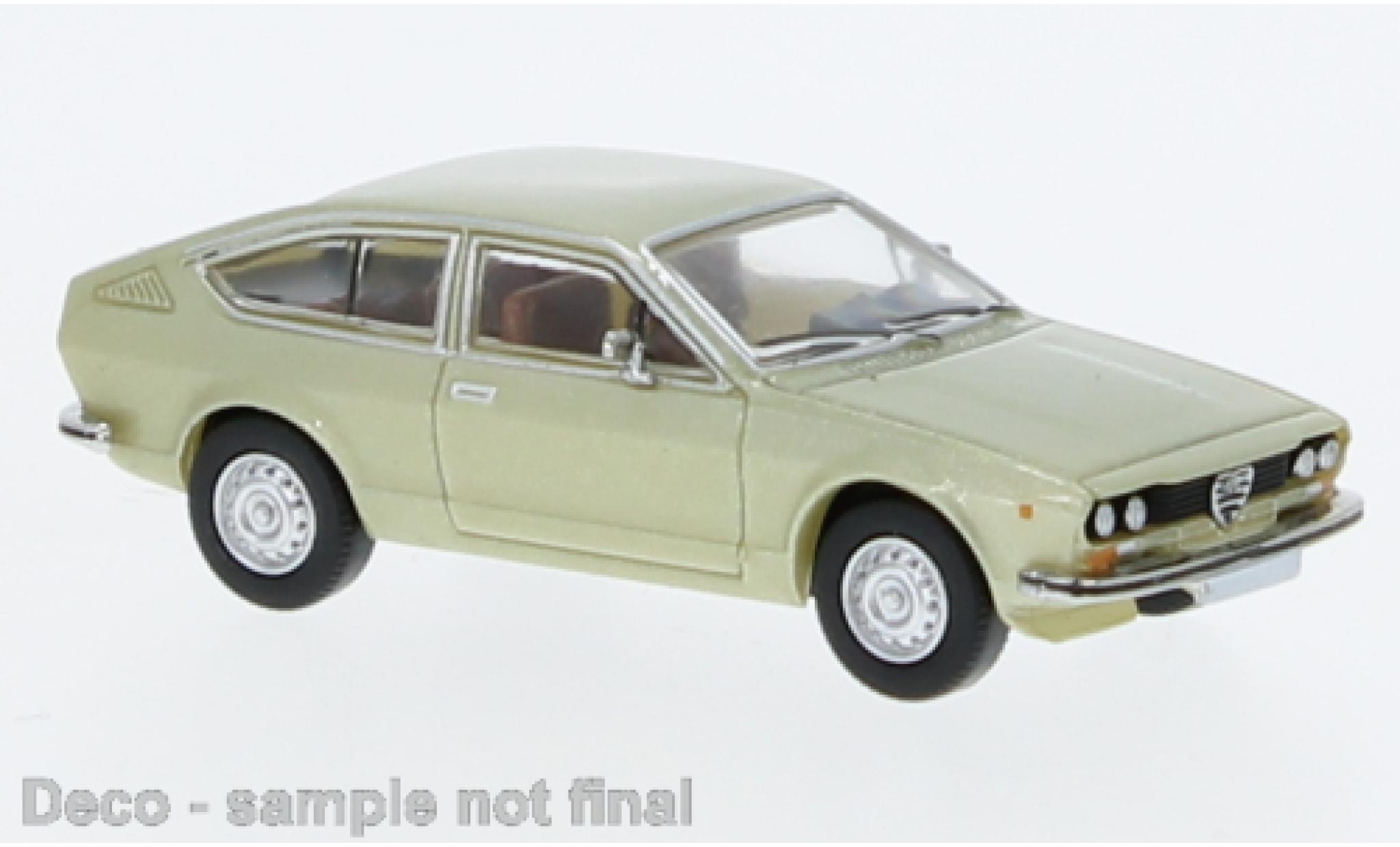 Alfa Romeo Alfetta 1/87 PCX87 GT metallic la chaux 1974 modelauto