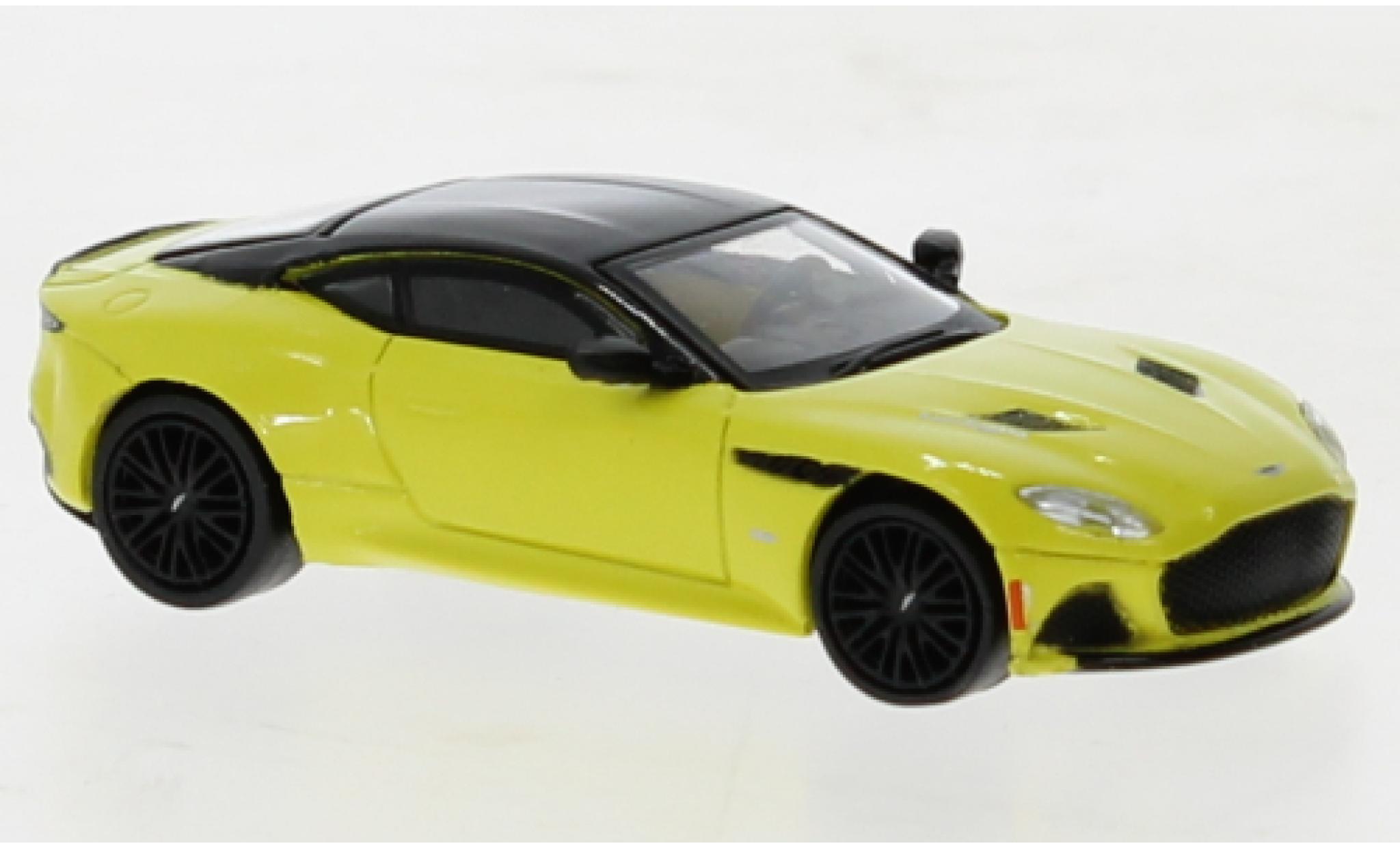 Aston Martin DBS 1/87 PCX87 Superleggera geel clair 2019 modelauto