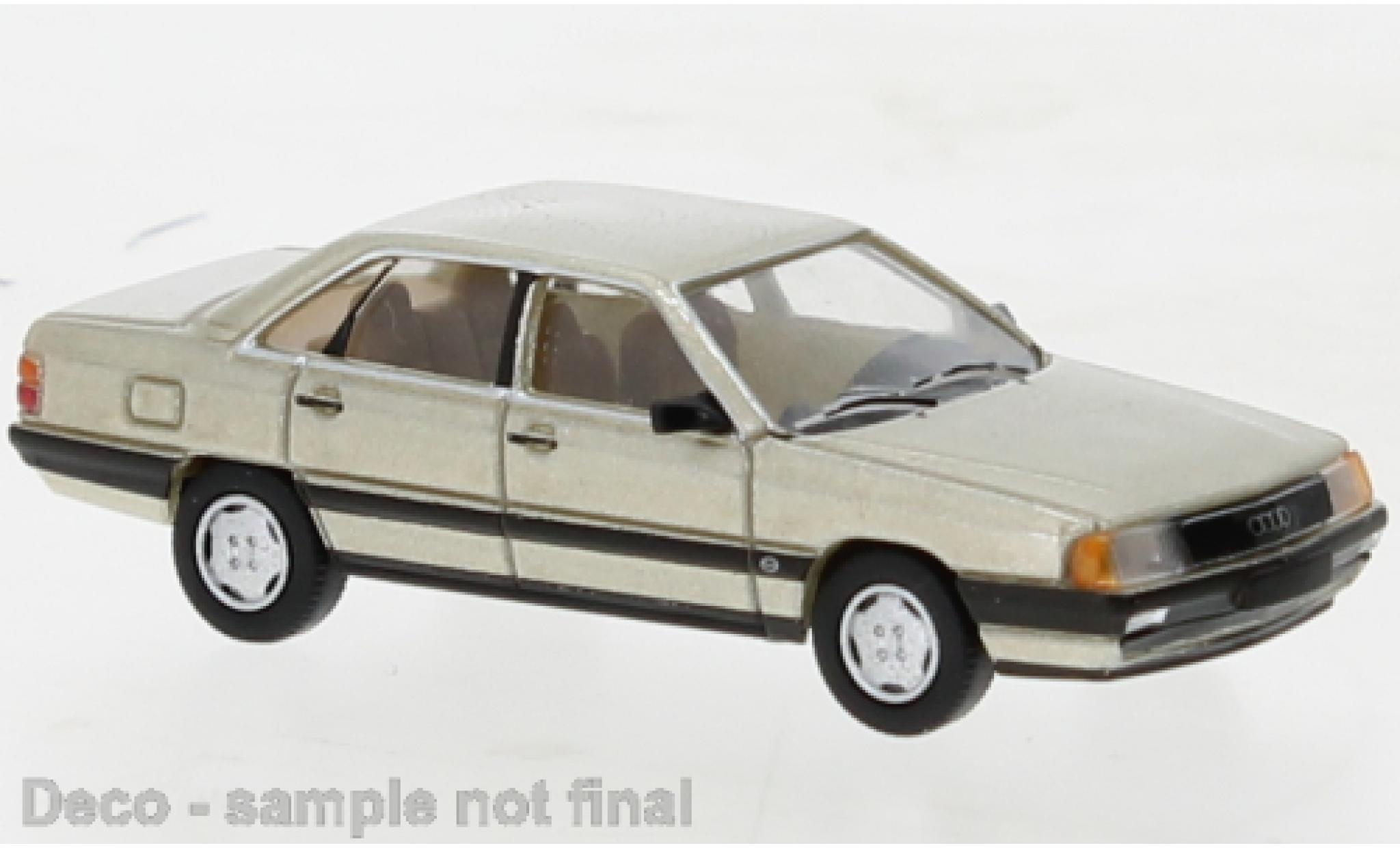 Audi 100 1/87 PCX87 (C3) metallic beige 1982 modelauto