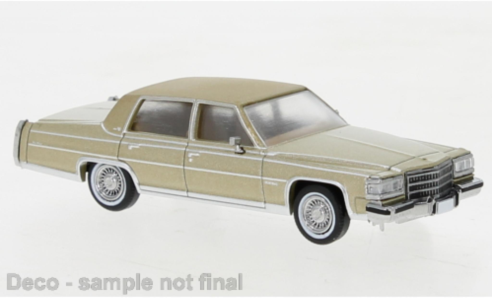 Cadillac Fleetwood 1/87 PCX87 Brougham metallic beige 1982 modelauto