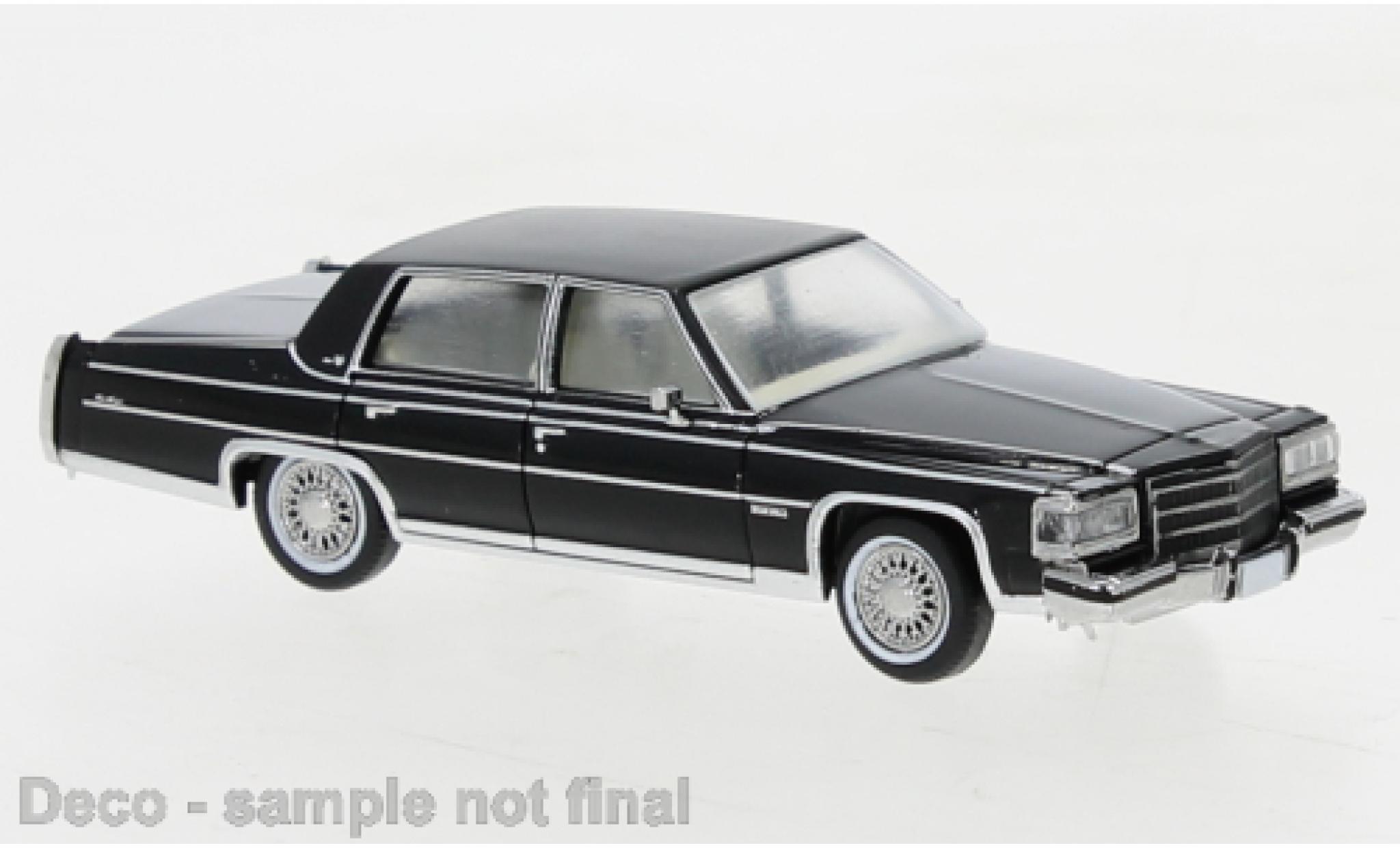 Cadillac Fleetwood 1/87 PCX87 Brougham zwart 1982 modelauto