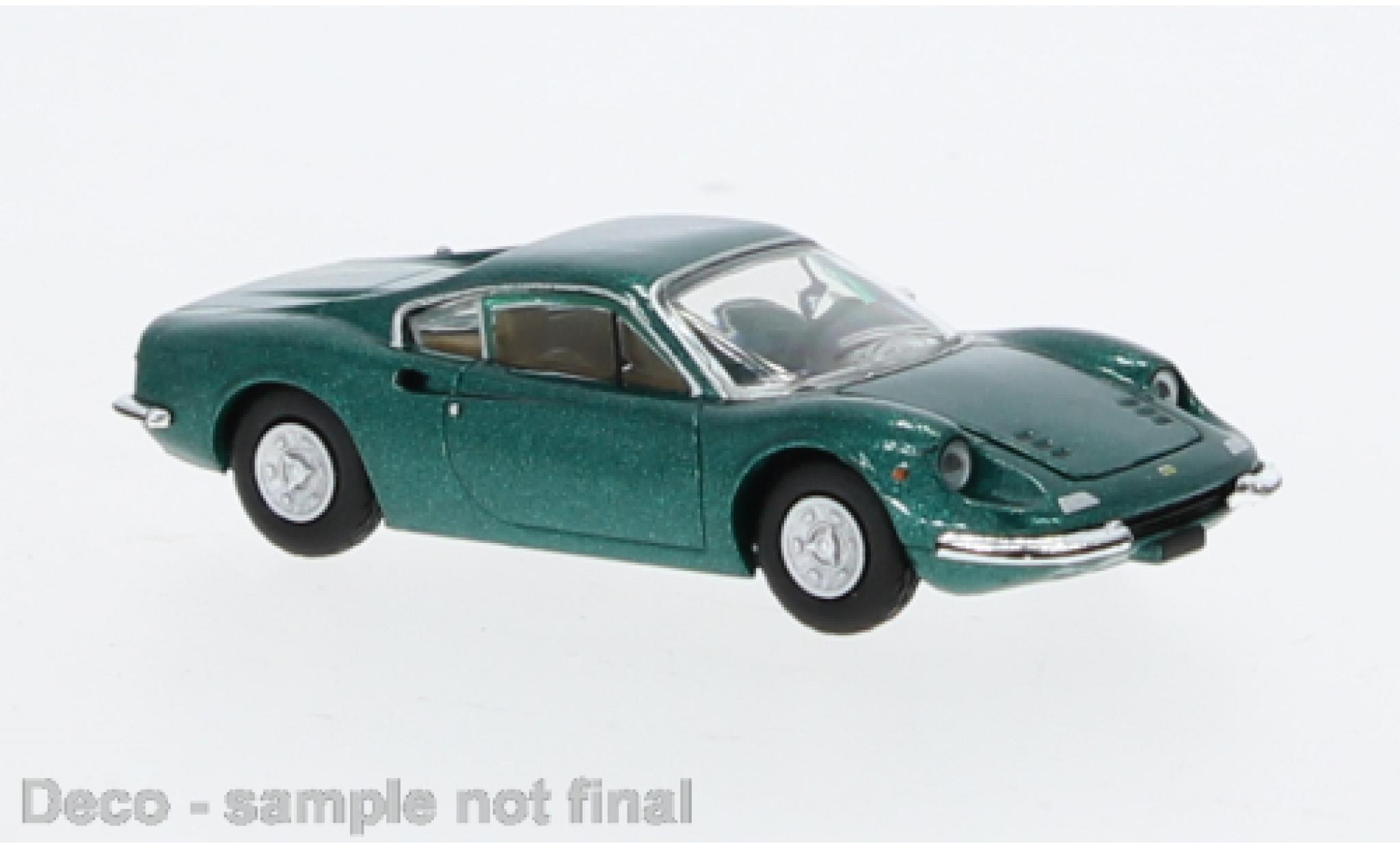 Ferrari Dino 1/87 PCX87 246 GT metallic groen 1969 modelauto