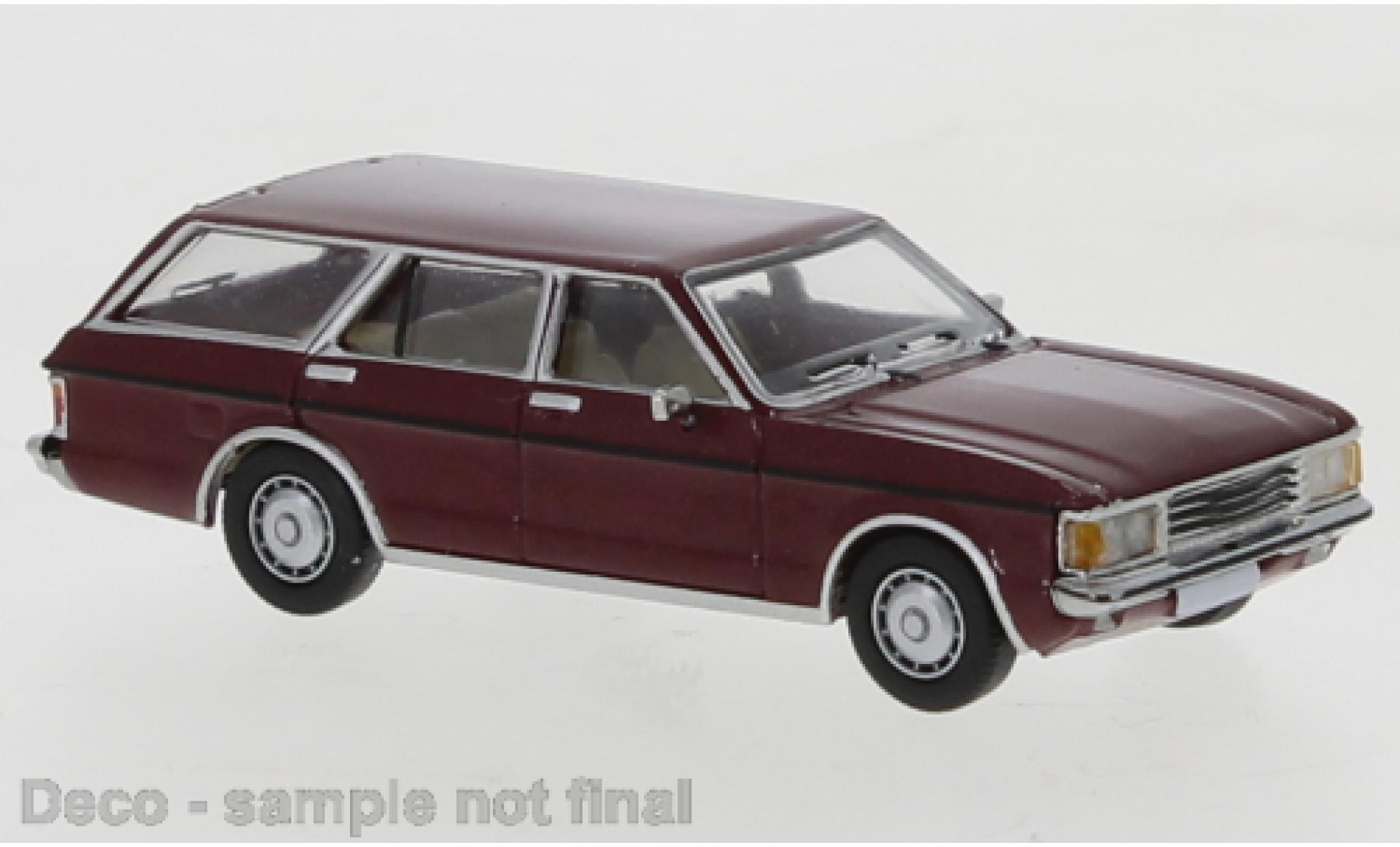 Ford Granada 1/87 PCX87 MK I Turnier metallic rood 1974 modelauto