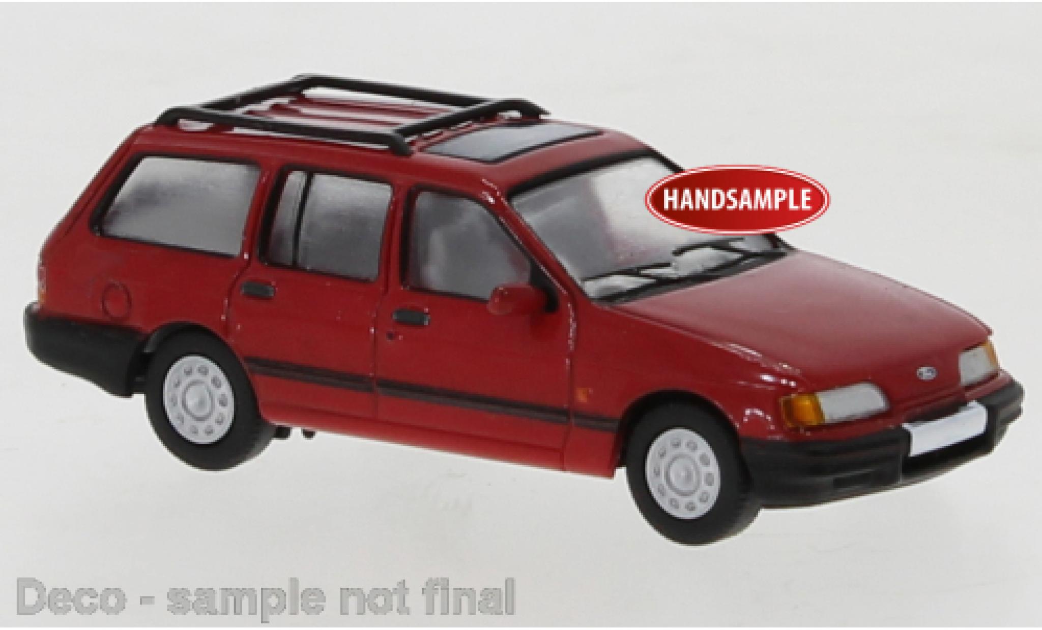 Ford Sierra 1/87 PCX87 Turnier rood 1987 modelauto