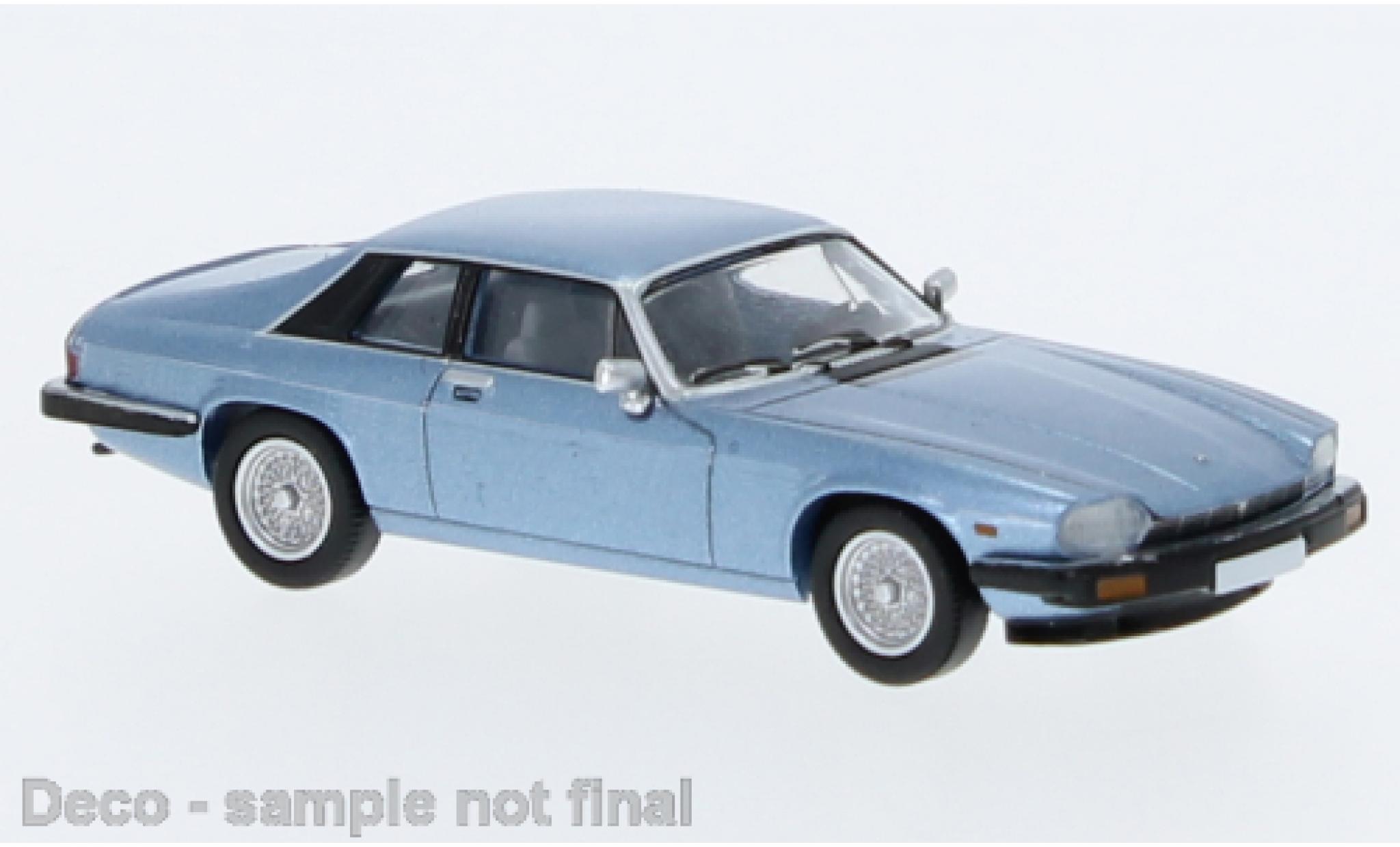 Jaguar XJ 1/87 PCX87 -S metallic blauw clair 1981 modelauto