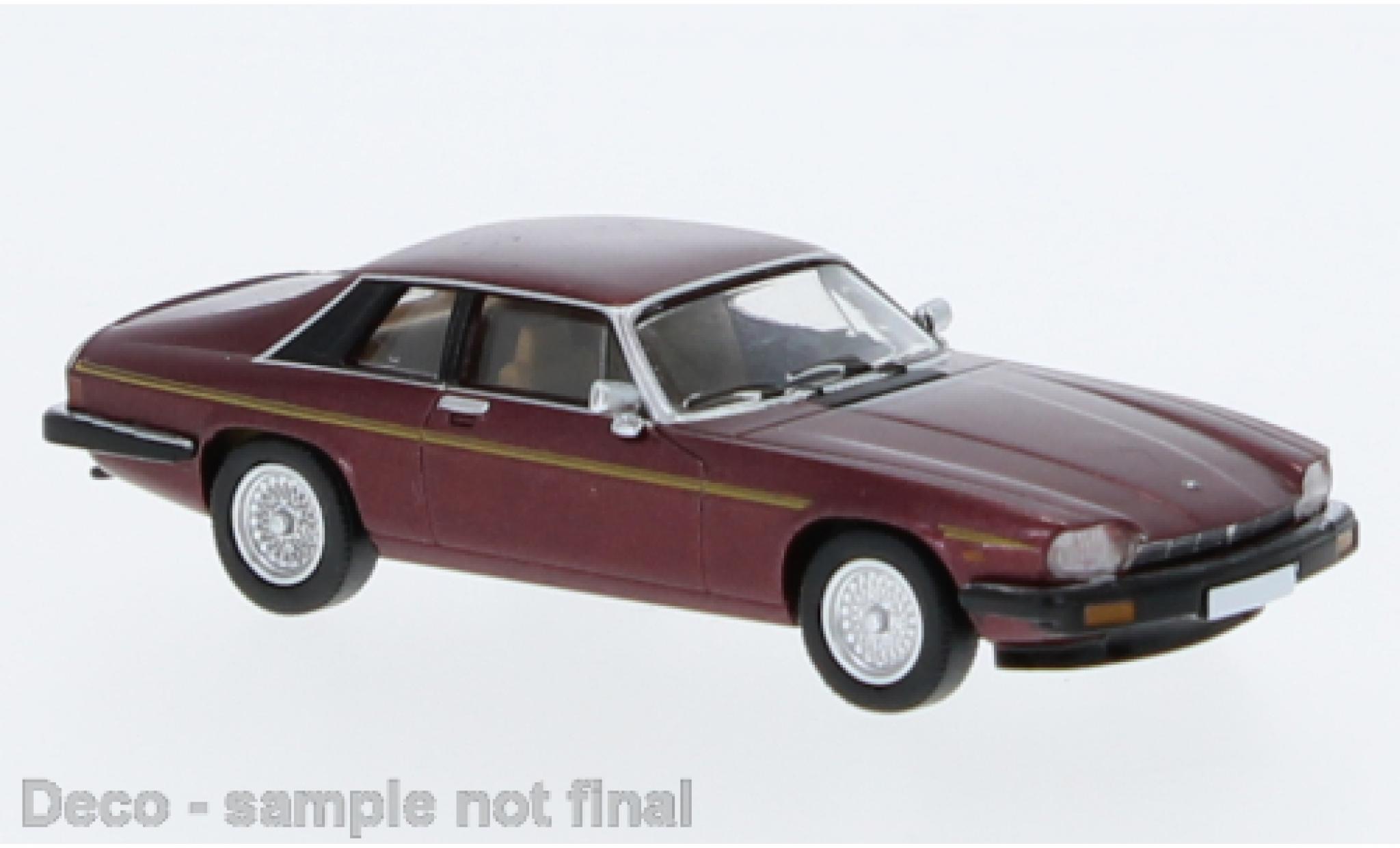 Jaguar XJ 1/87 PCX87 -S metallic rood fonc&eacute; 1981 modelauto