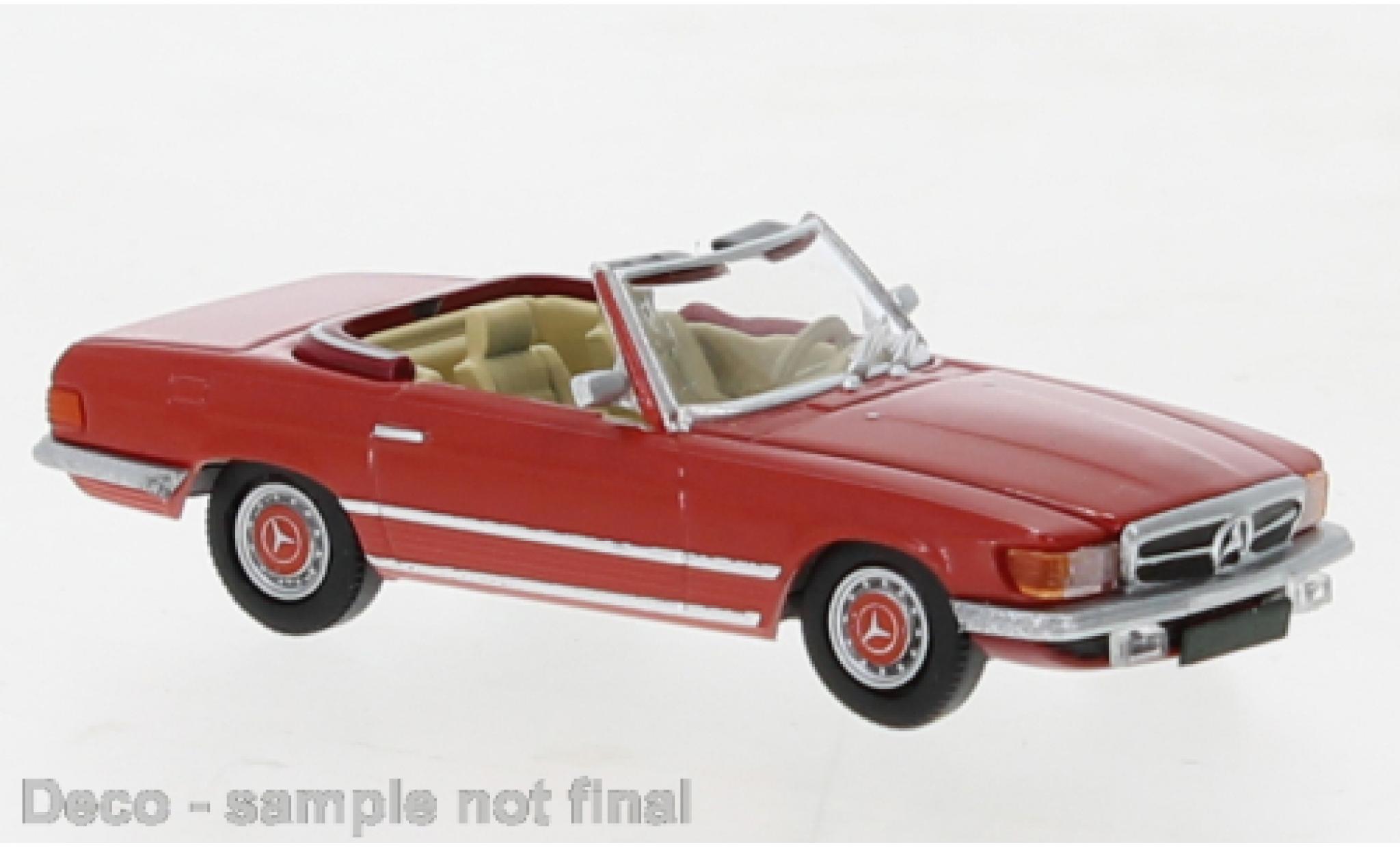 Mercedes Classe SL 1/87 PCX87 SL (R107) rood 1971 modelauto