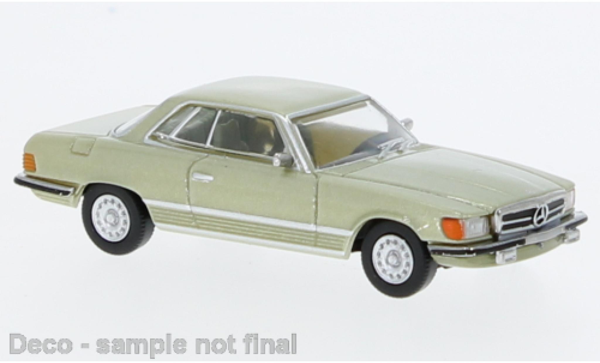 Mercedes Classe SL 1/87 PCX87 SLC (C107) metallic la chaux 1971 modelauto