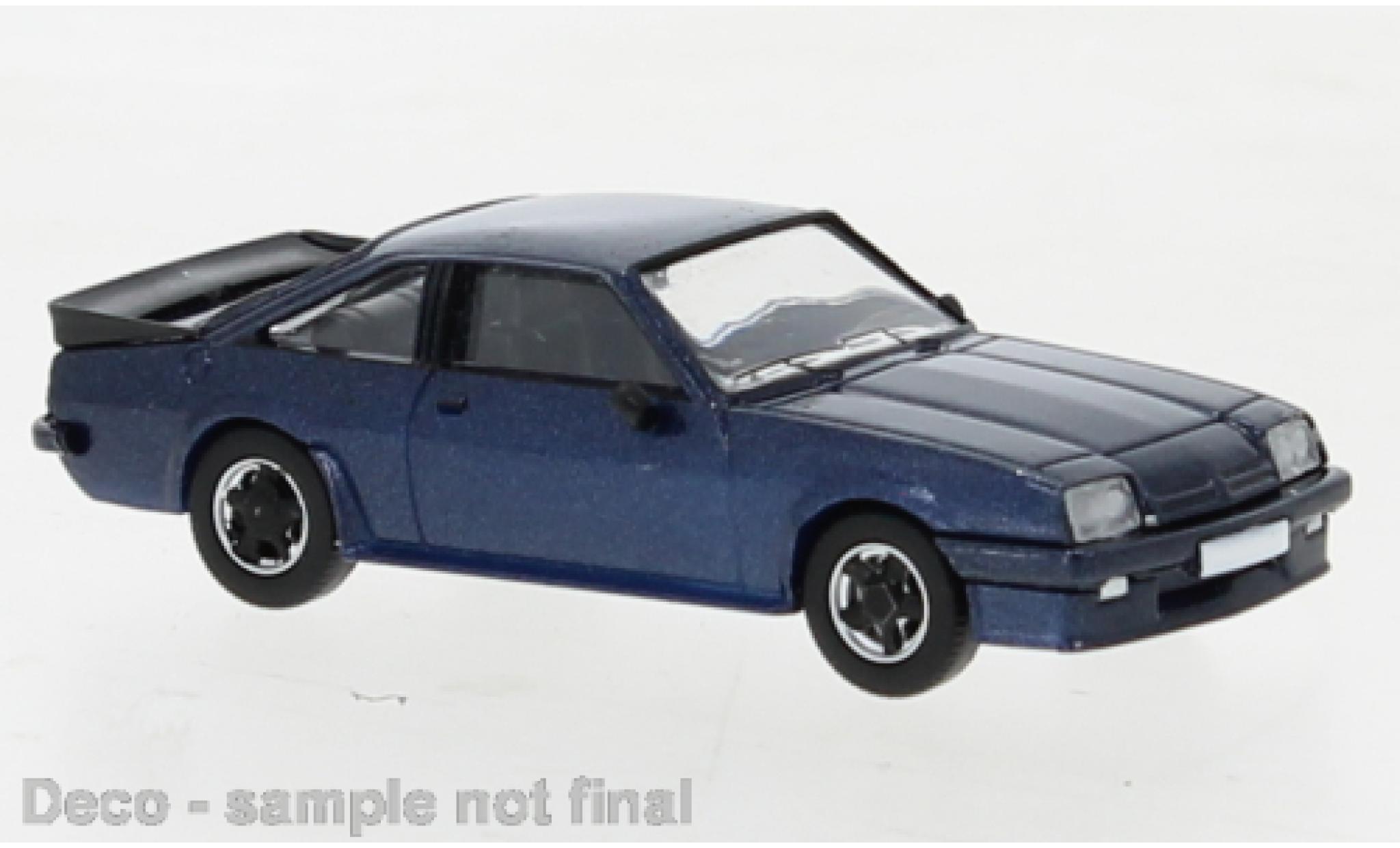 Opel Manta 1/87 PCX87 B GSI metallic blauw fonc&eacute; 1984 modelauto