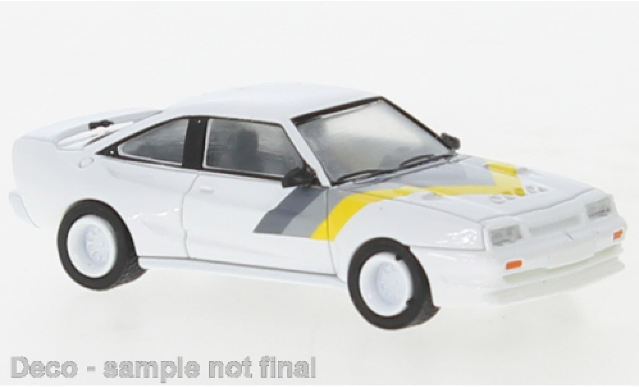 Opel Manta 1/87 PCX87 B Mattig wit/D&eacute;corer 1991 modelauto
