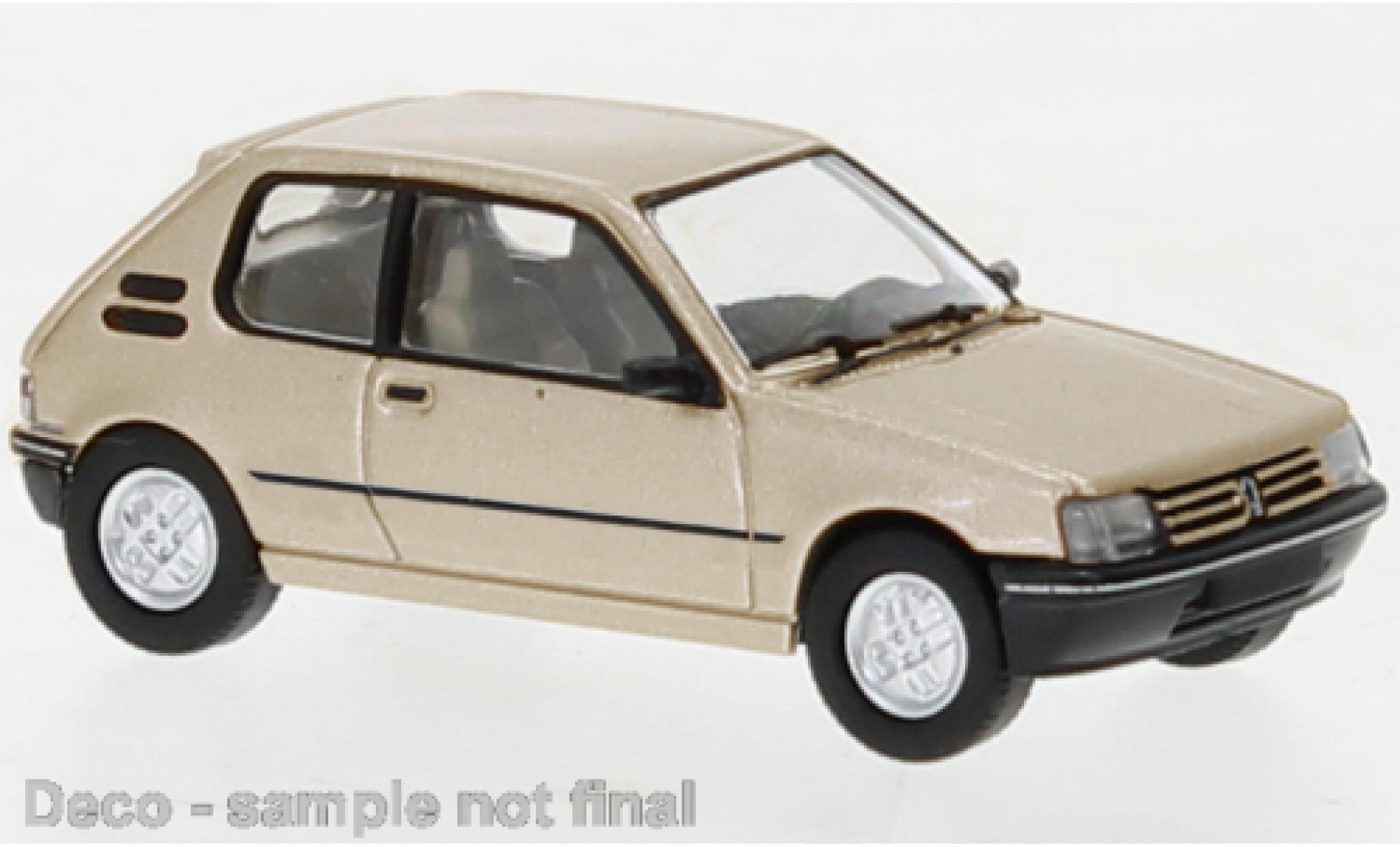 Peugeot 205 1/87 PCX87 metallic beige 1984 modelauto