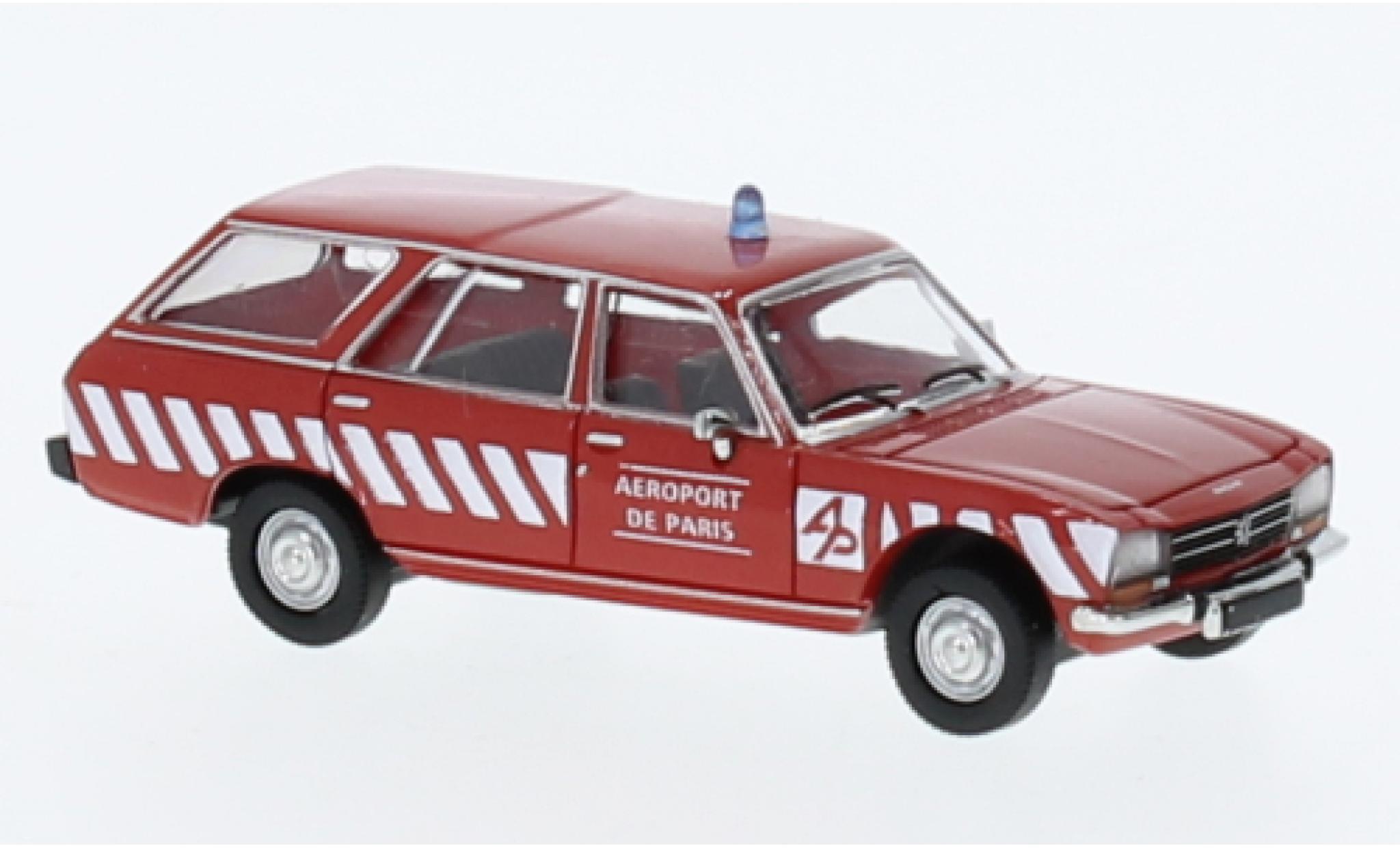 Peugeot 504 1/87 PCX87 Stationwagen Aeroport de Paris 1978 modelauto