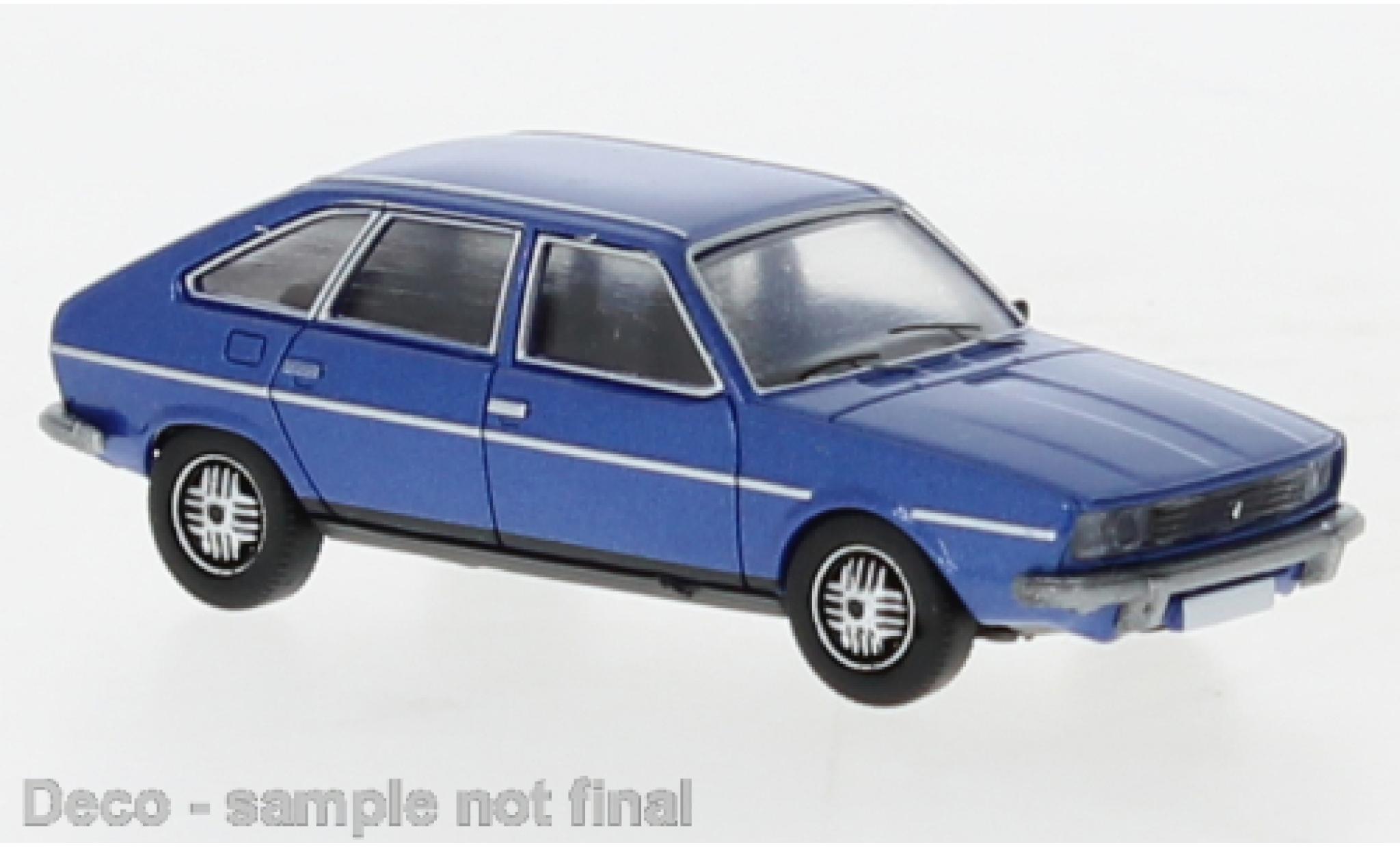 Renault 30 1/87 PCX87 metallic blauw 1975 modelauto