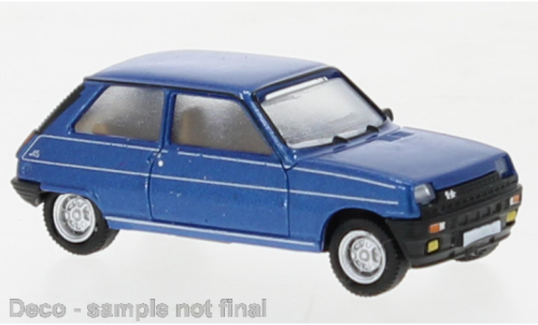 Renault 5 1/87 PCX87 Alpine metallic blauw 1980 modelauto
