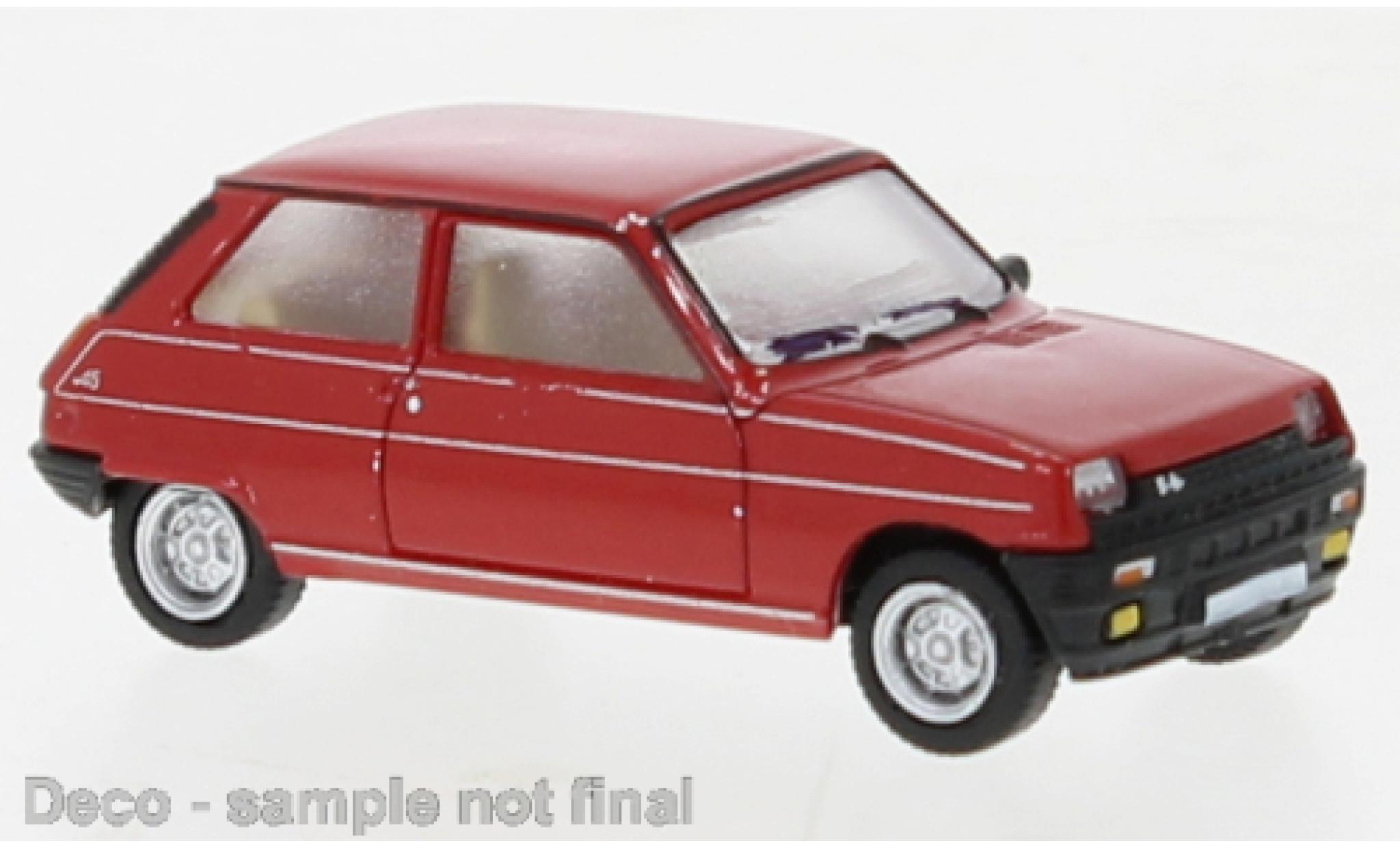 Renault 5 1/87 PCX87 Alpine rood 1980 modelauto