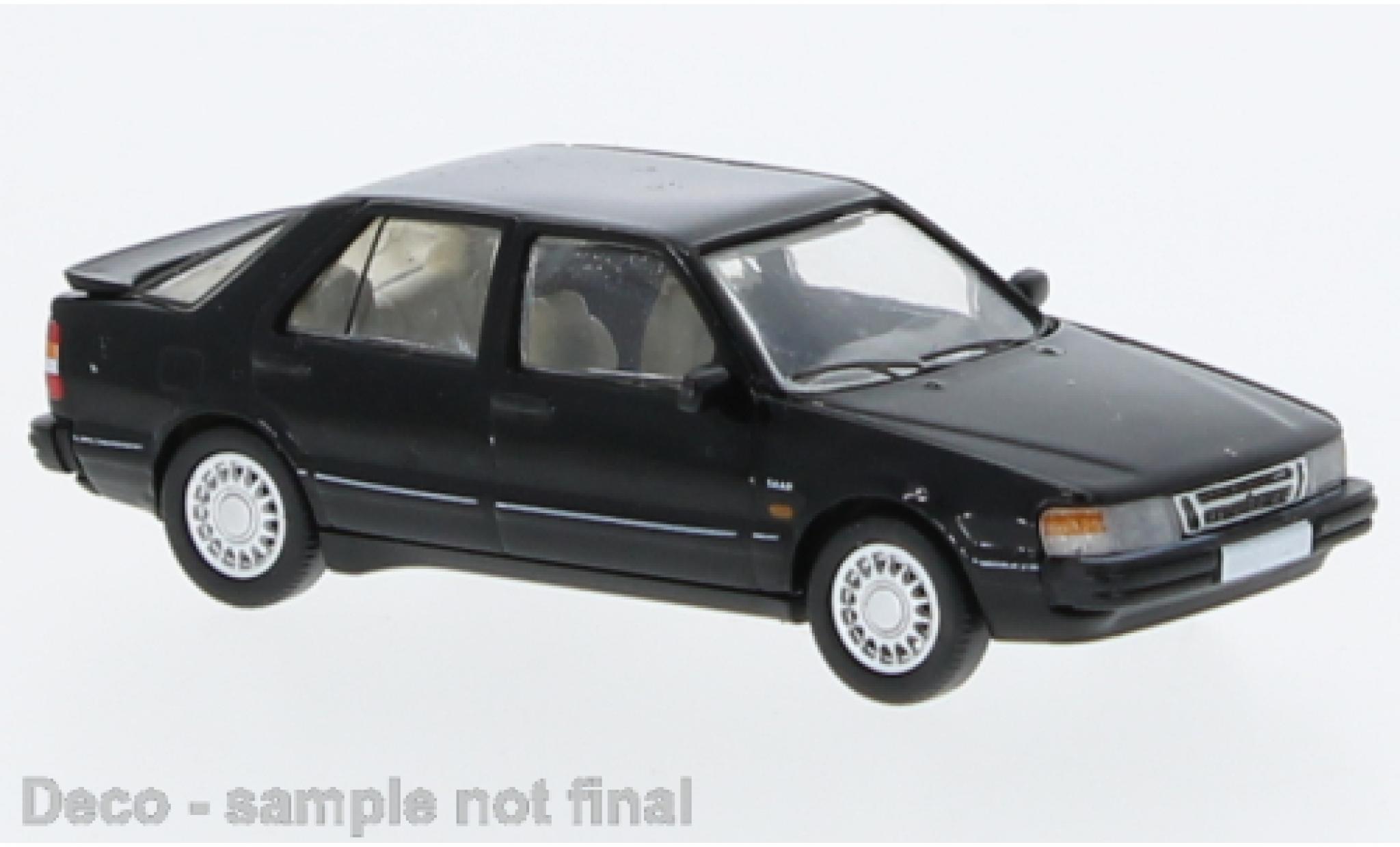 Saab 9000 1/87 PCX87 CC zwart 1985 modelauto
