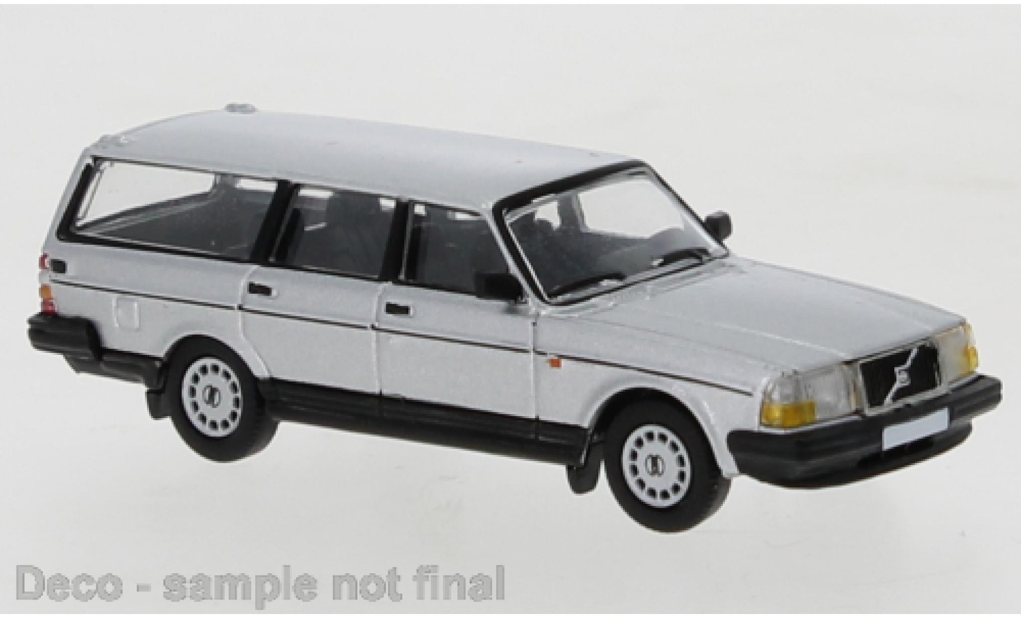 Volvo 240 1/87 PCX87 GL Stationwagen grijs 1989 modelauto