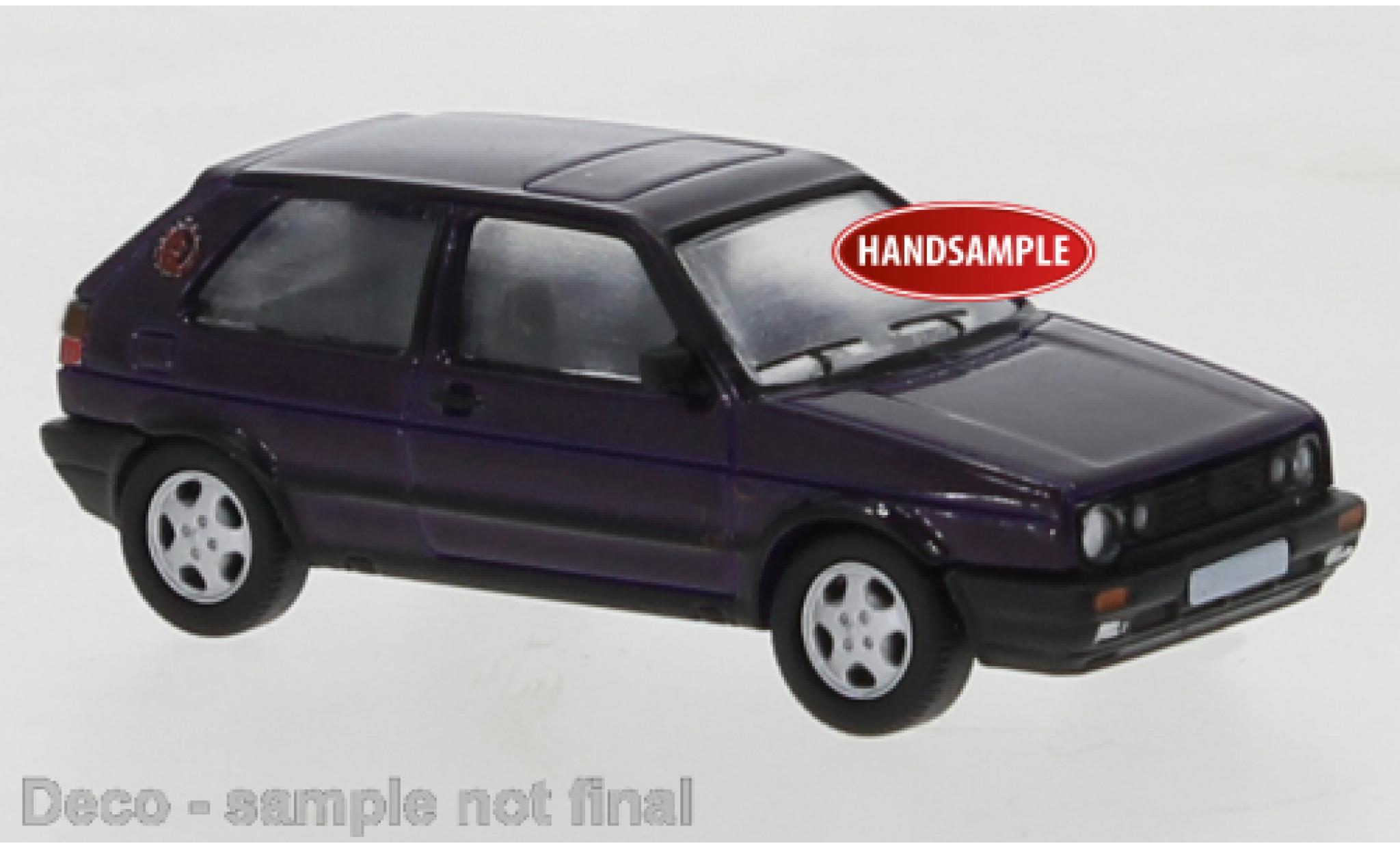 Volkswagen Golf 1/87 PCX87 II GTI metallic paarsee 1990 modelauto